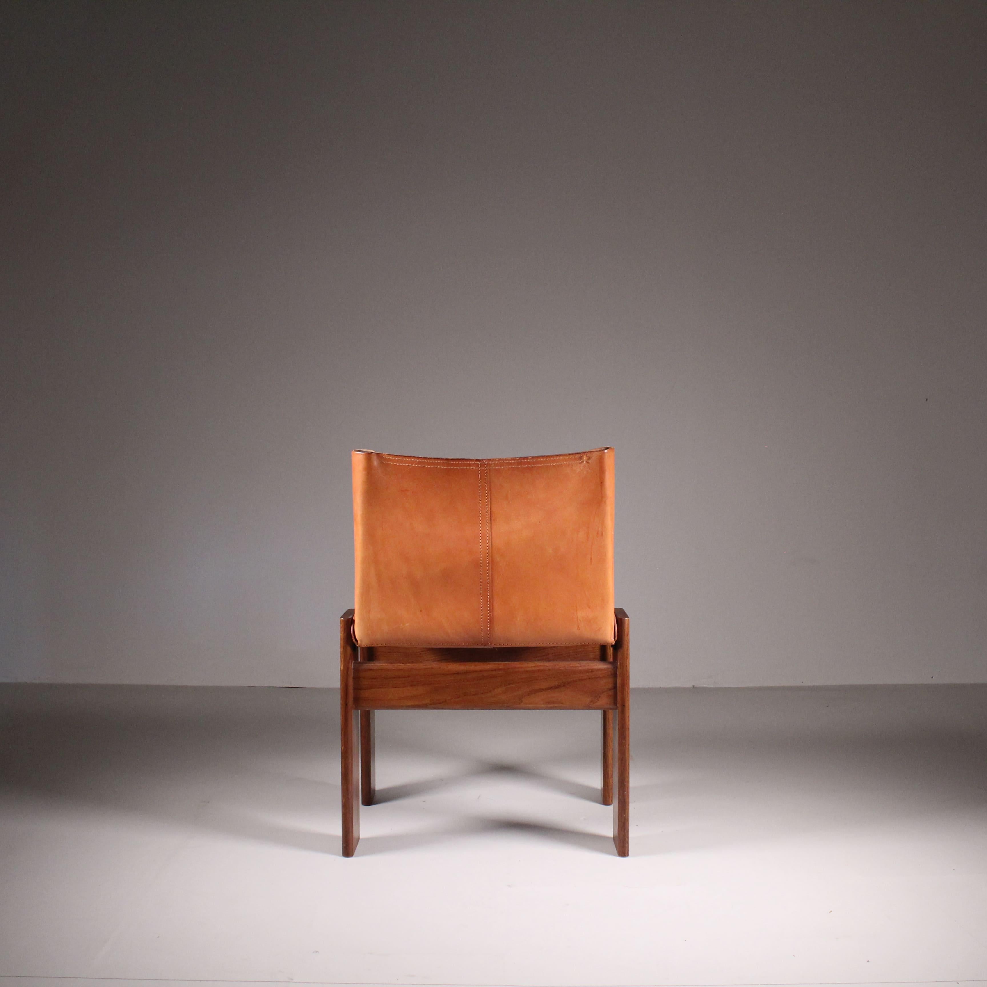 Metà XX secolo Sedia Monk, Afra e Tobia Scarpa per Molteni, 1969