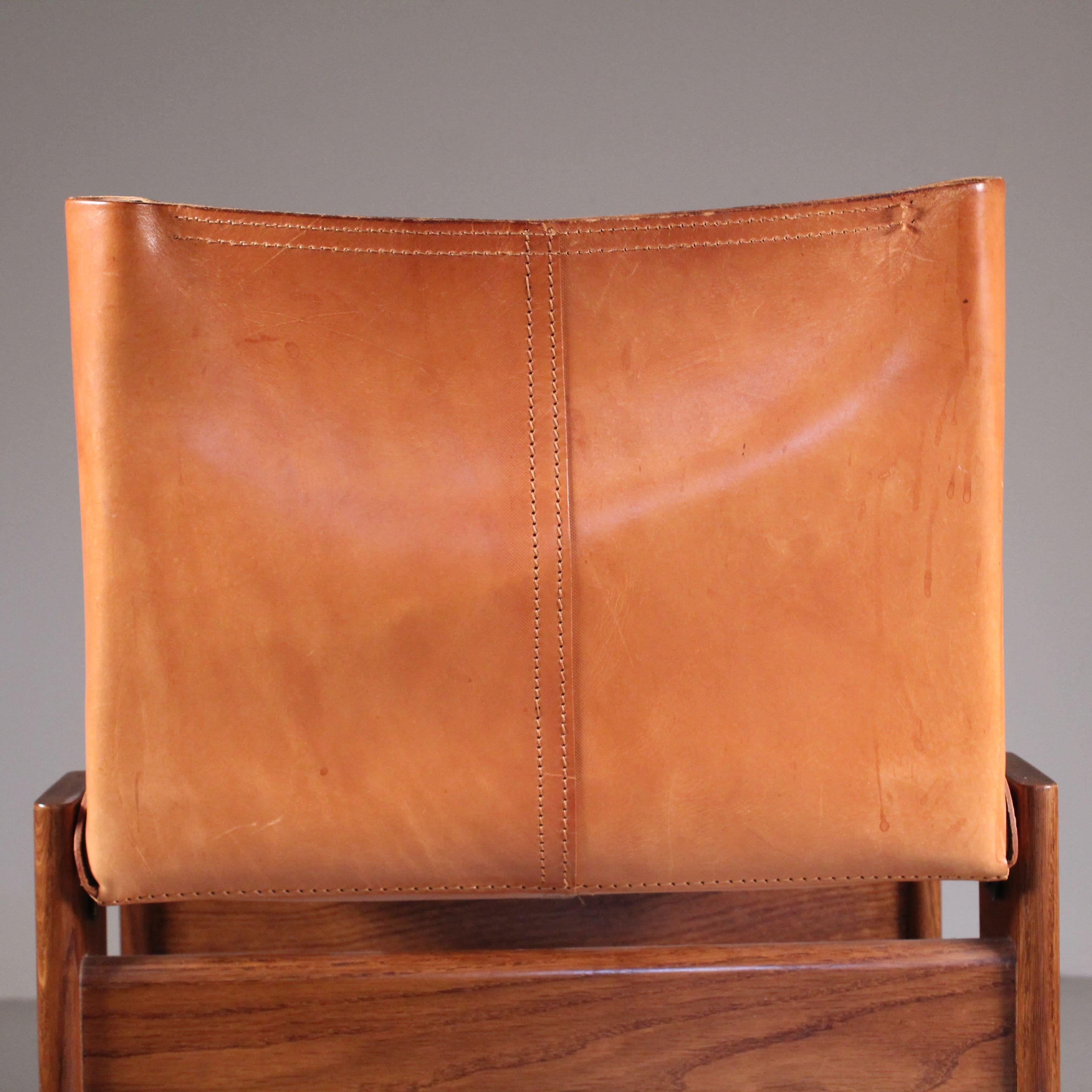 Pellame Sedia Monk, Afra e Tobia Scarpa per Molteni, 1969