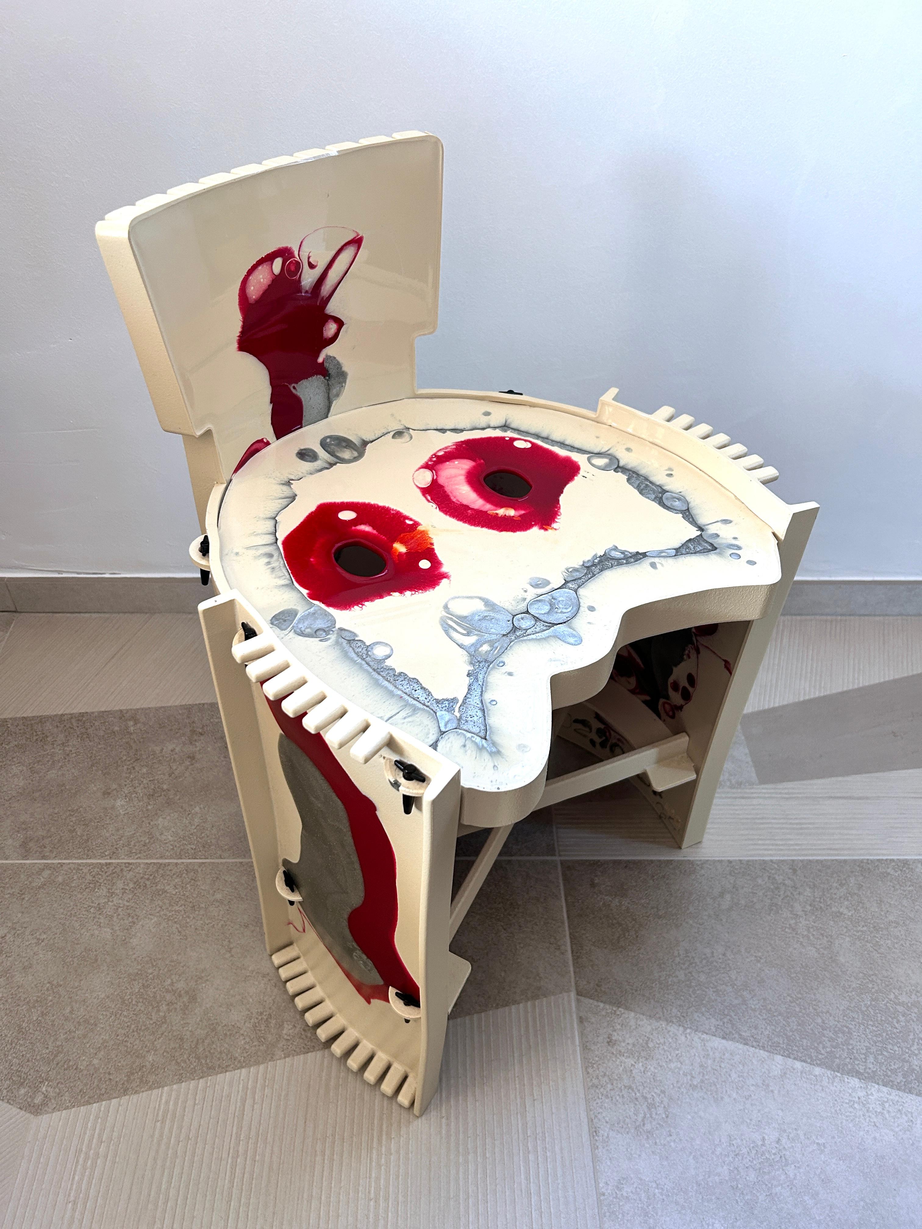 Nobody's Perfect chair by Gaetano Pesce for Zerodisegno For Sale 5