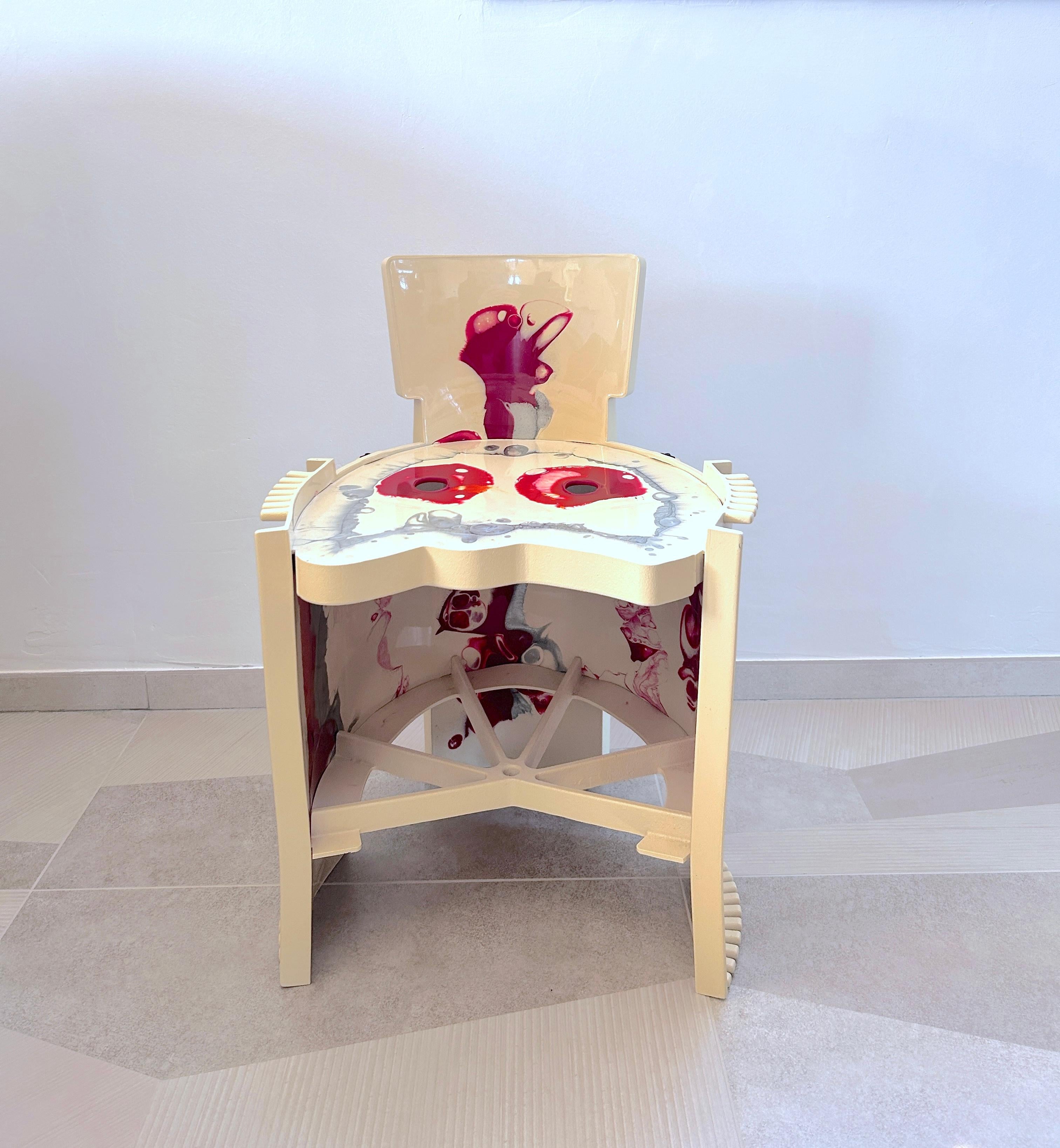 Nobody's Perfect chair by Gaetano Pesce for Zerodisegno In Excellent Condition For Sale In Rivoli, IT