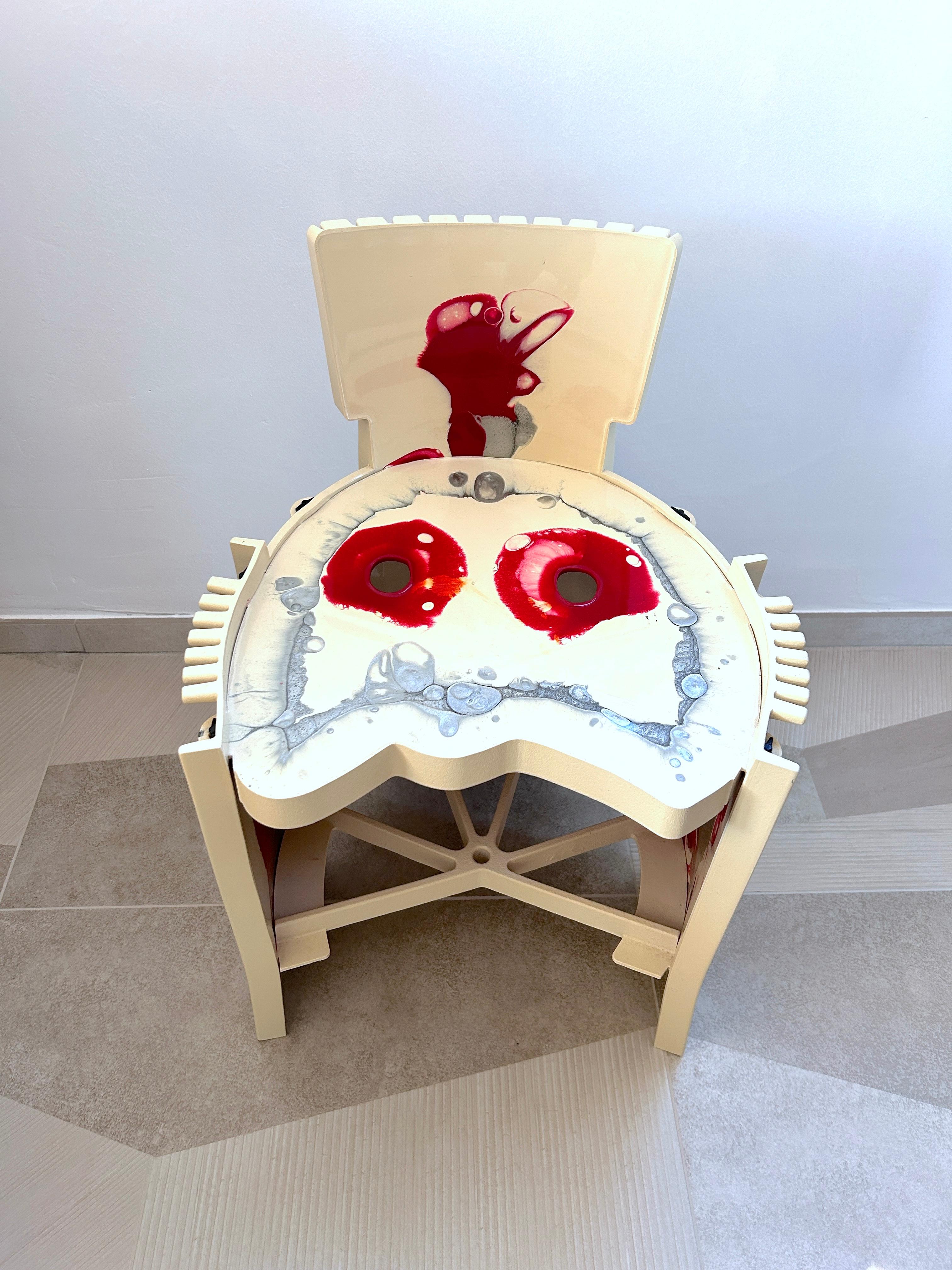 Sedia Nobody's Perfect di Gaetano Pesce per Zerodisegno In Excellent Condition In Rivoli, IT