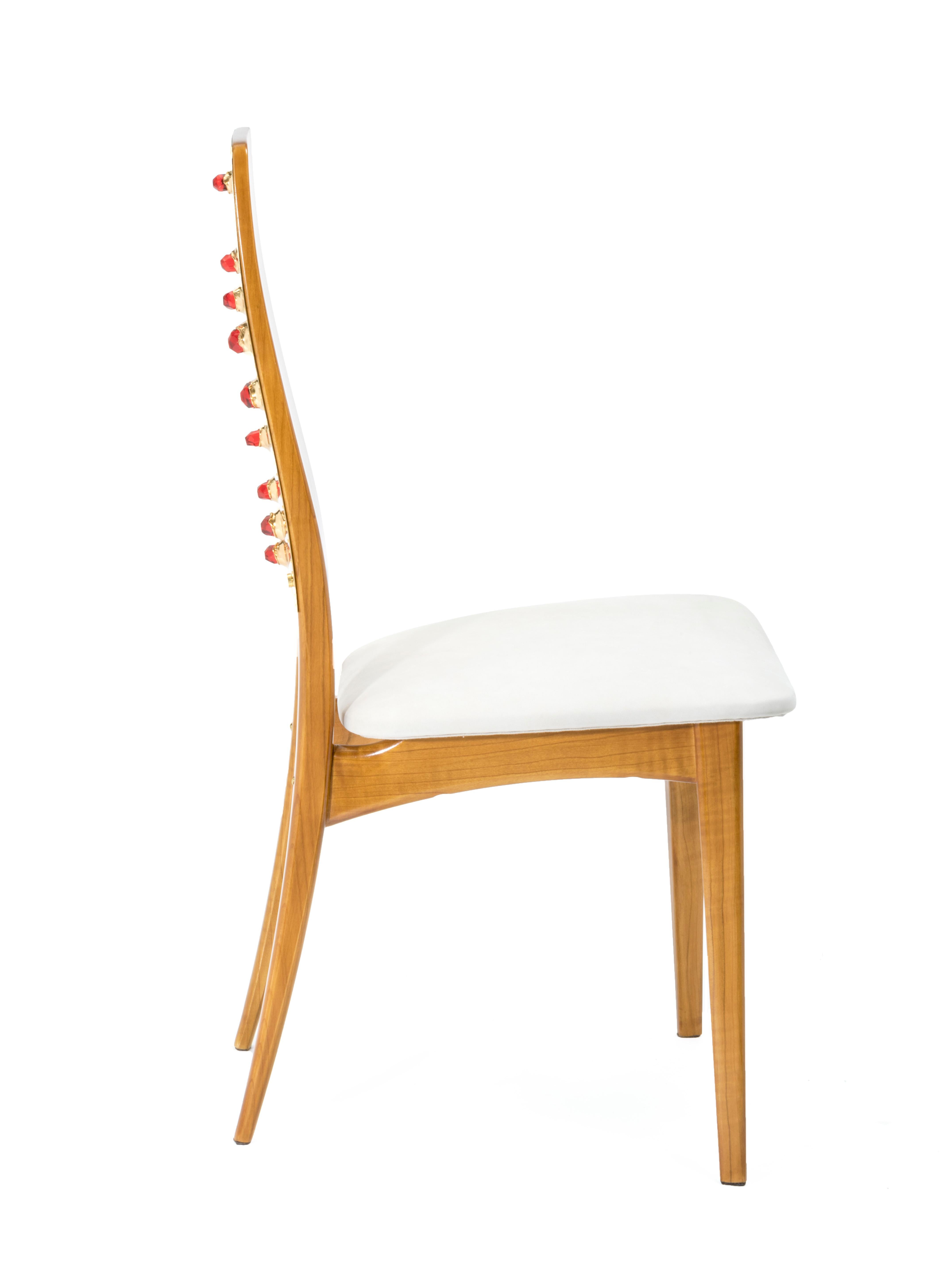 Mid-Century Modern Chaise ou ensemble 'HUBBLE ROSSA' de Roberto Giulio Rida en vente