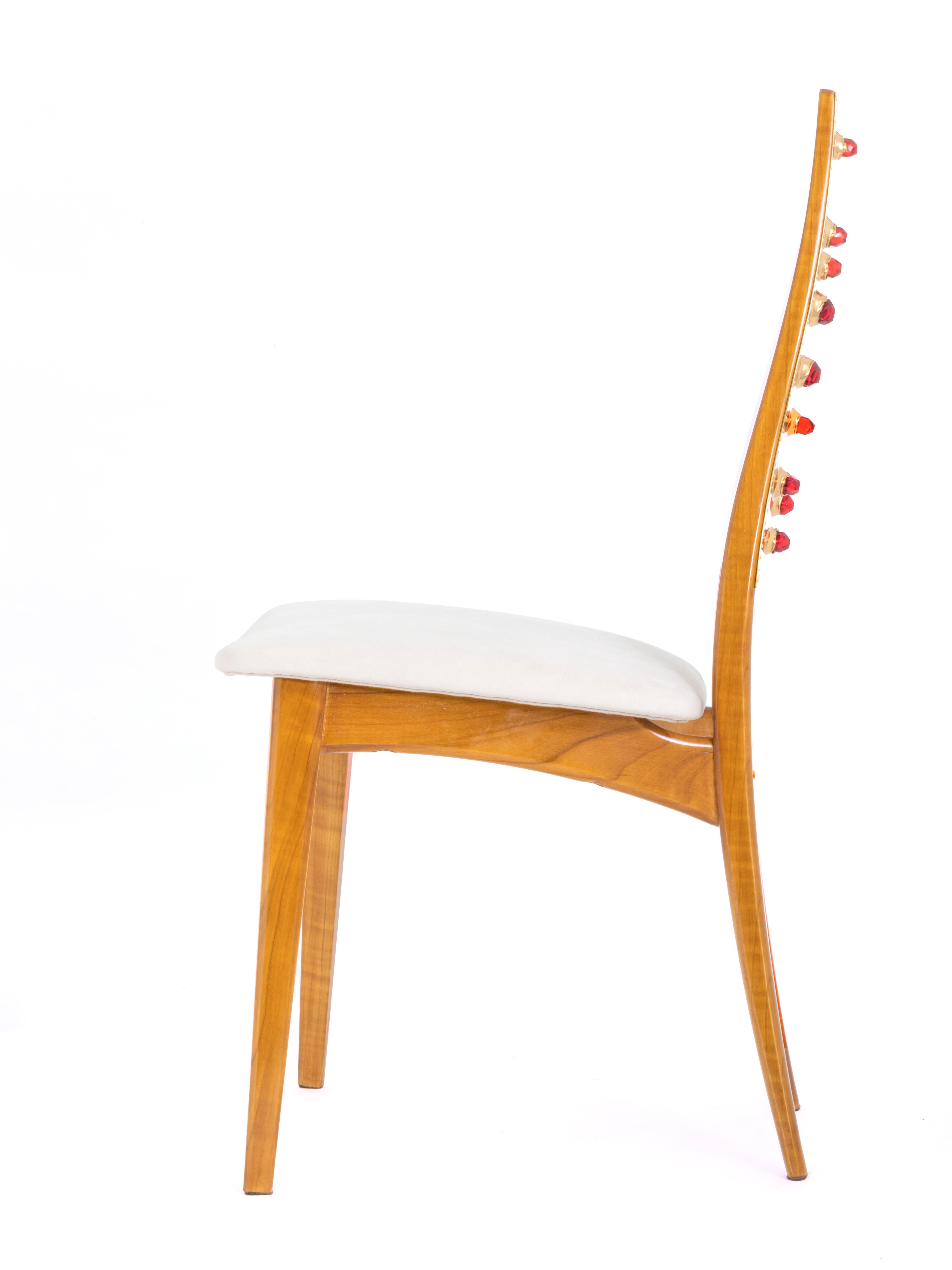 Chaise ou ensemble 'HUBBLE ROSSA' de Roberto Giulio Rida Neuf - En vente à Milano, Lombardia