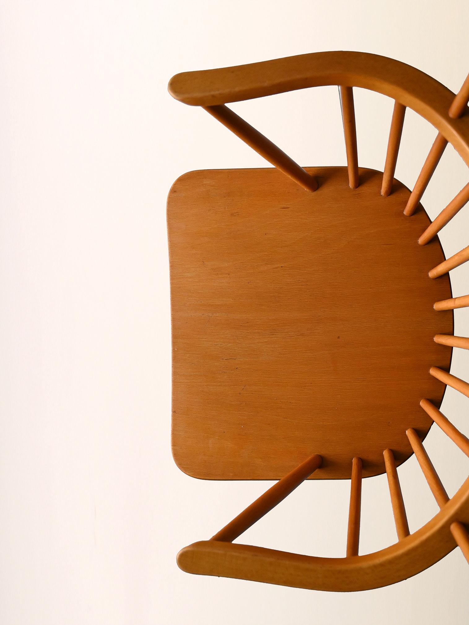 Sedia originale J52B di Børge Mogensen (Buchenholz) im Angebot