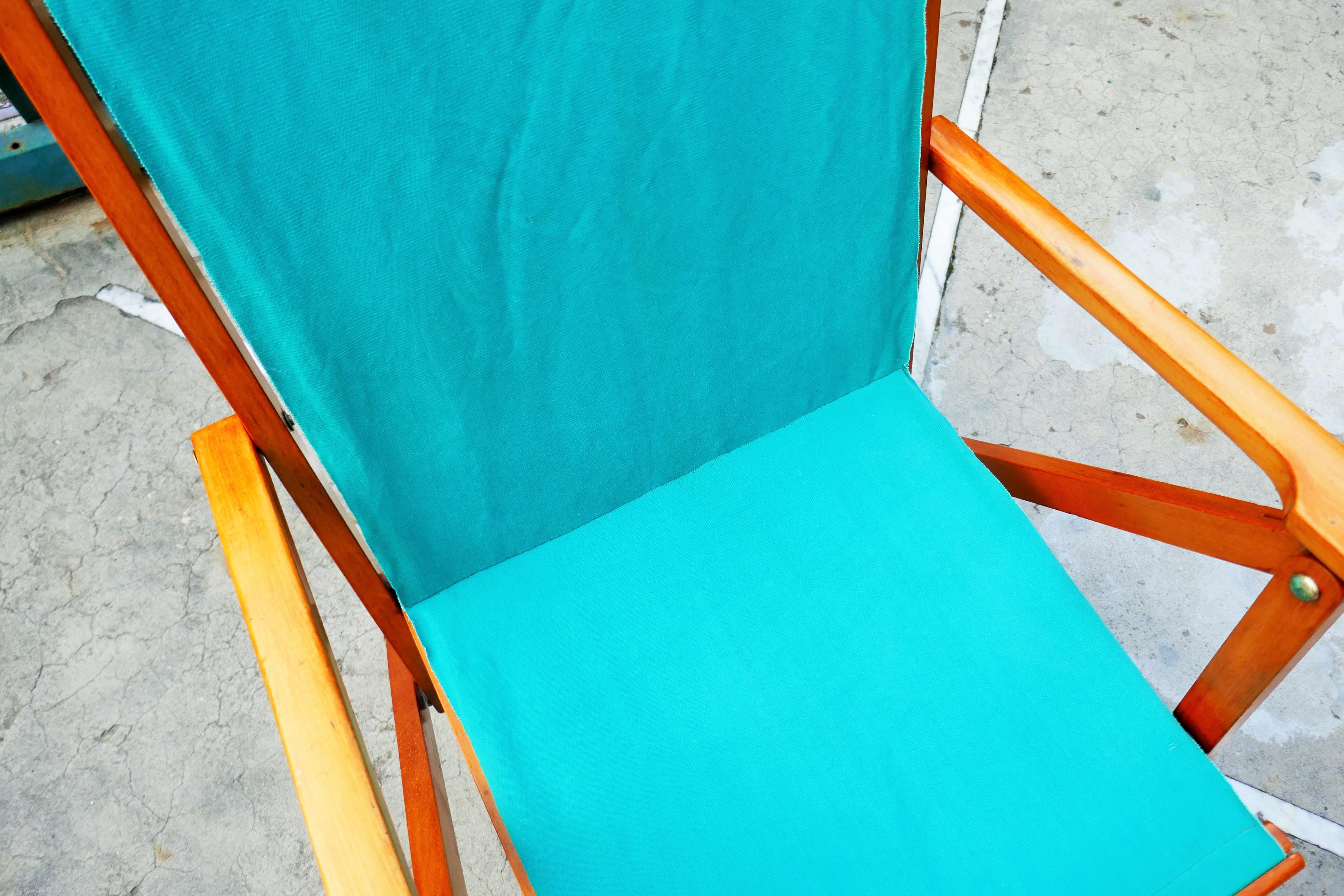 Chaise pliante produite par Reguitti. Dans le style de Carl Hauner Bon état - En vente à Lugo, IT