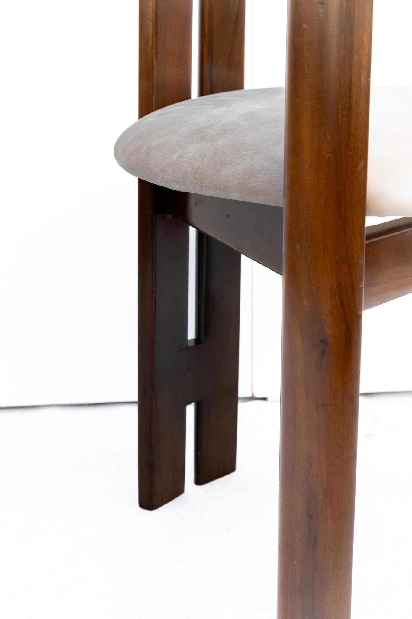 Leather Pigreco chair by Afra & Tobia Scarpa for Gavina, 1960s 