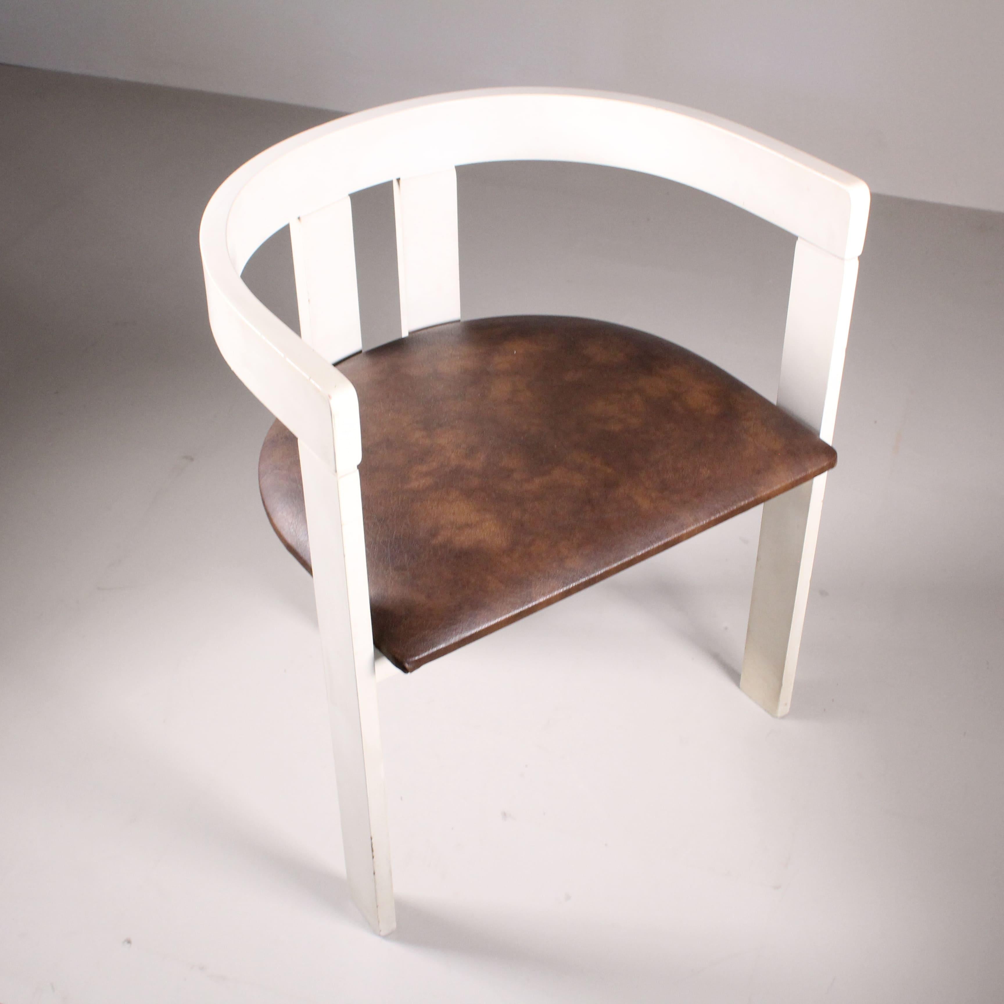 Leather Pigreco chair, Tobia Scarpa, Gavina, 1957 For Sale