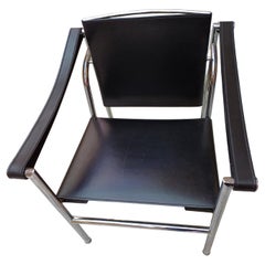 Sedia Poltrona LC1 di Le Corbusier per Cassina con marchio
