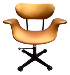 sillón presidencial giratorio diseño gastone rinaldi para rima padova '70