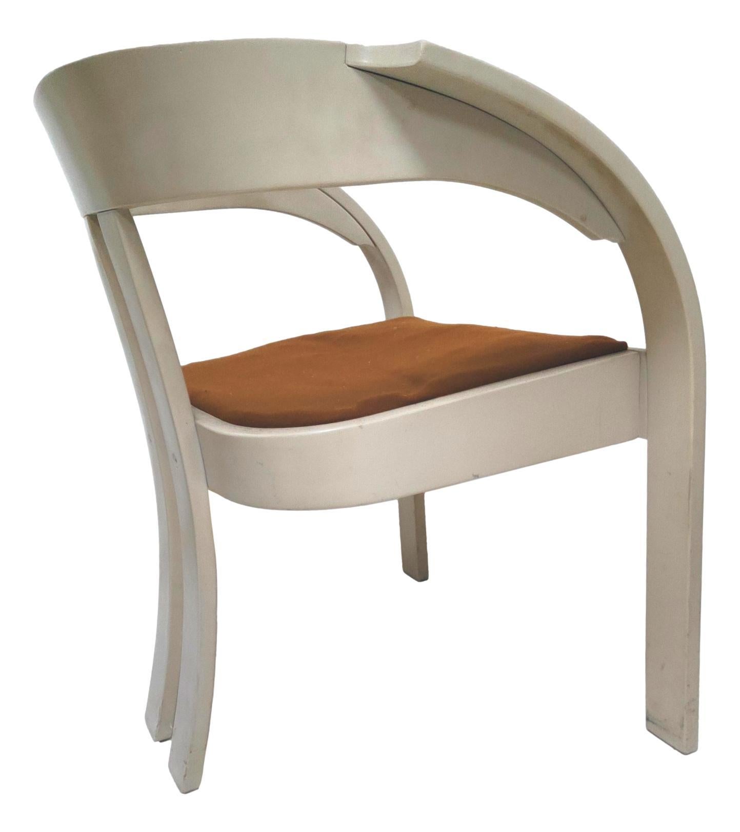 Mid-20th Century sedia poltronova modèle elisa design giovanni battista bassi 1964 en vente