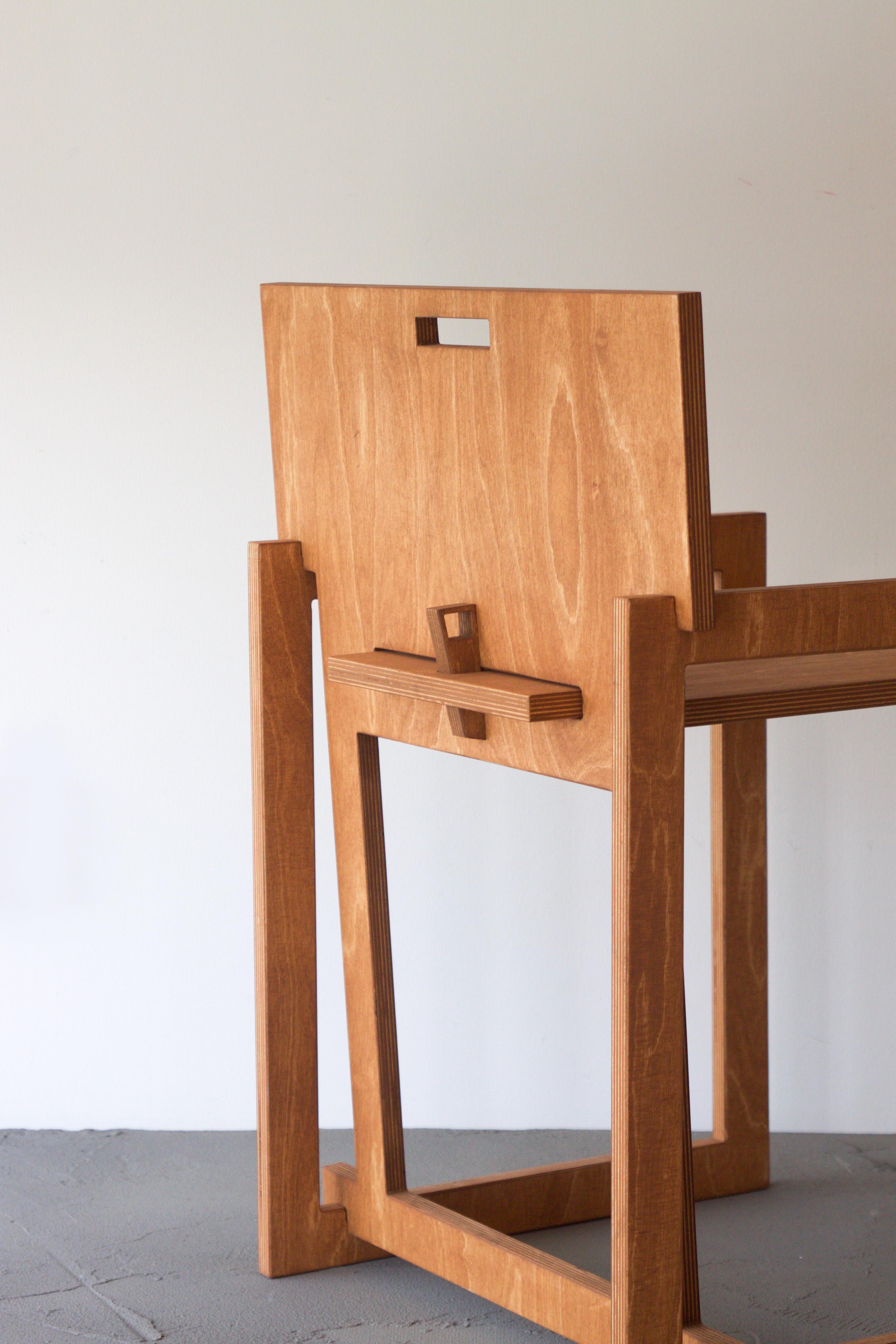 Sedia Quadra Esszimmerstuhl von Edoardo Lietti Studio (Dänisch) im Angebot