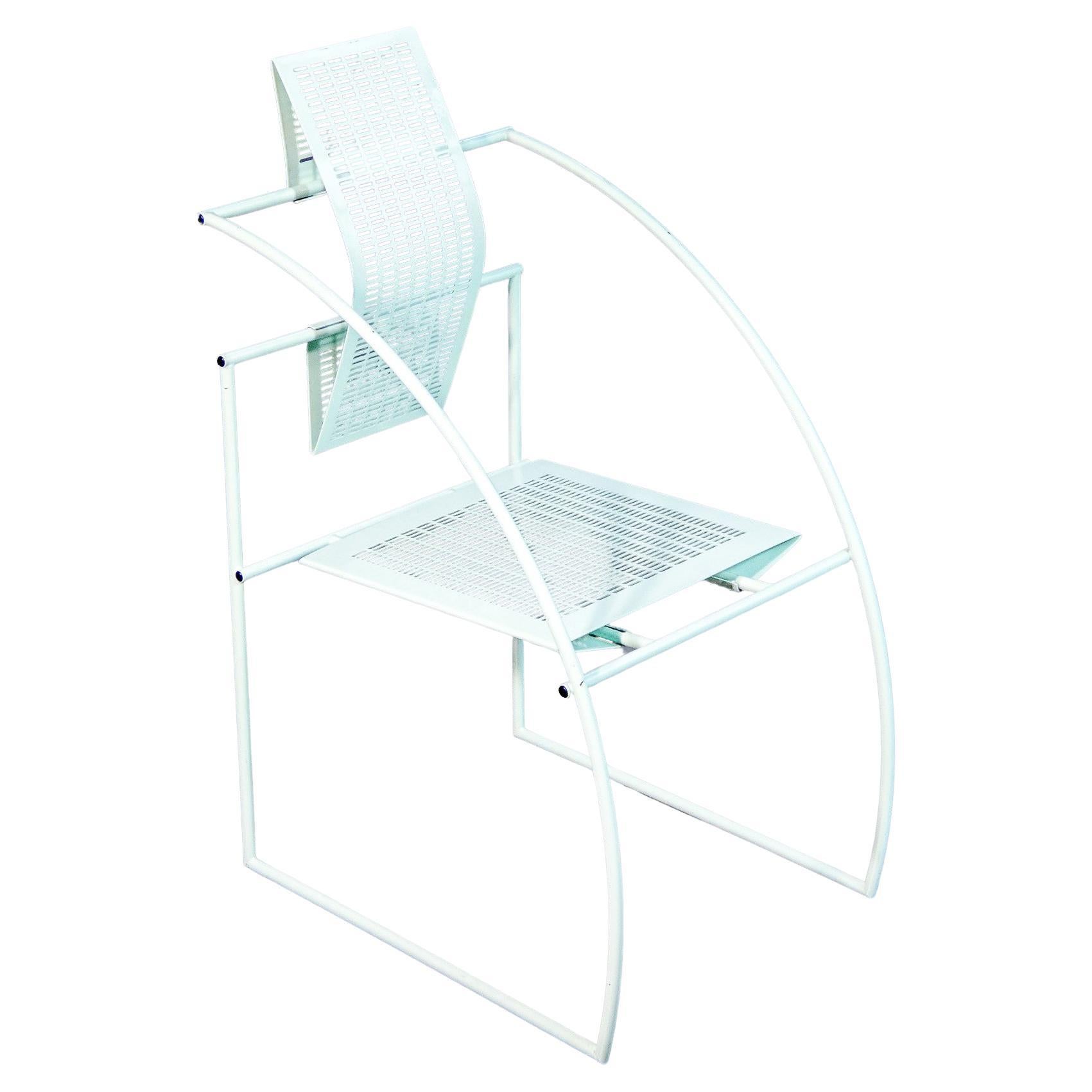 Stuhl "Quinta", Entwurf von Mario BOTTA für ALIAS, blaue Version. Italien, 1980er Jahre im Angebot