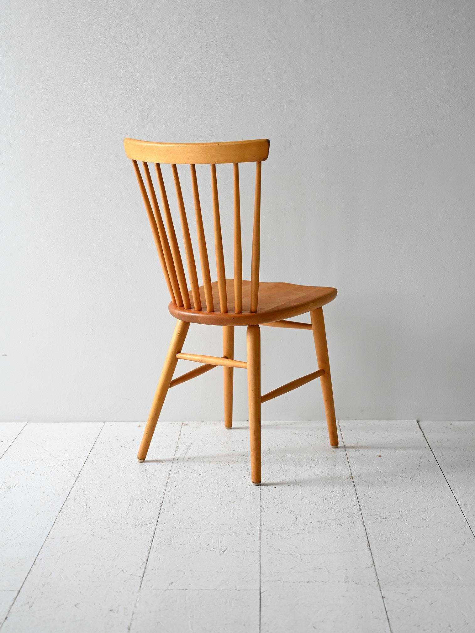 Sedia scandinava vintage Pinstolar anni ’50/60 (Skandinavische Moderne) im Angebot