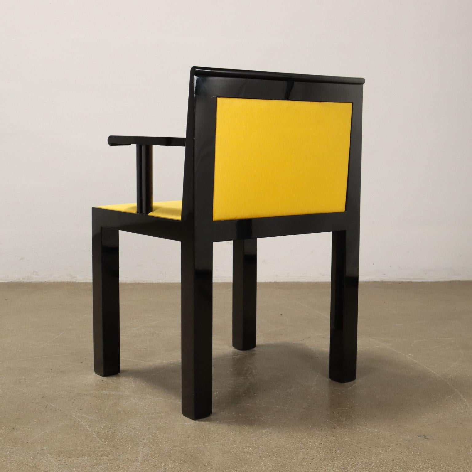 Teatro-Stuhl von Aldo Rossi und Luca Meda für Molteni Anni 80er Jahre (Stoff) im Angebot