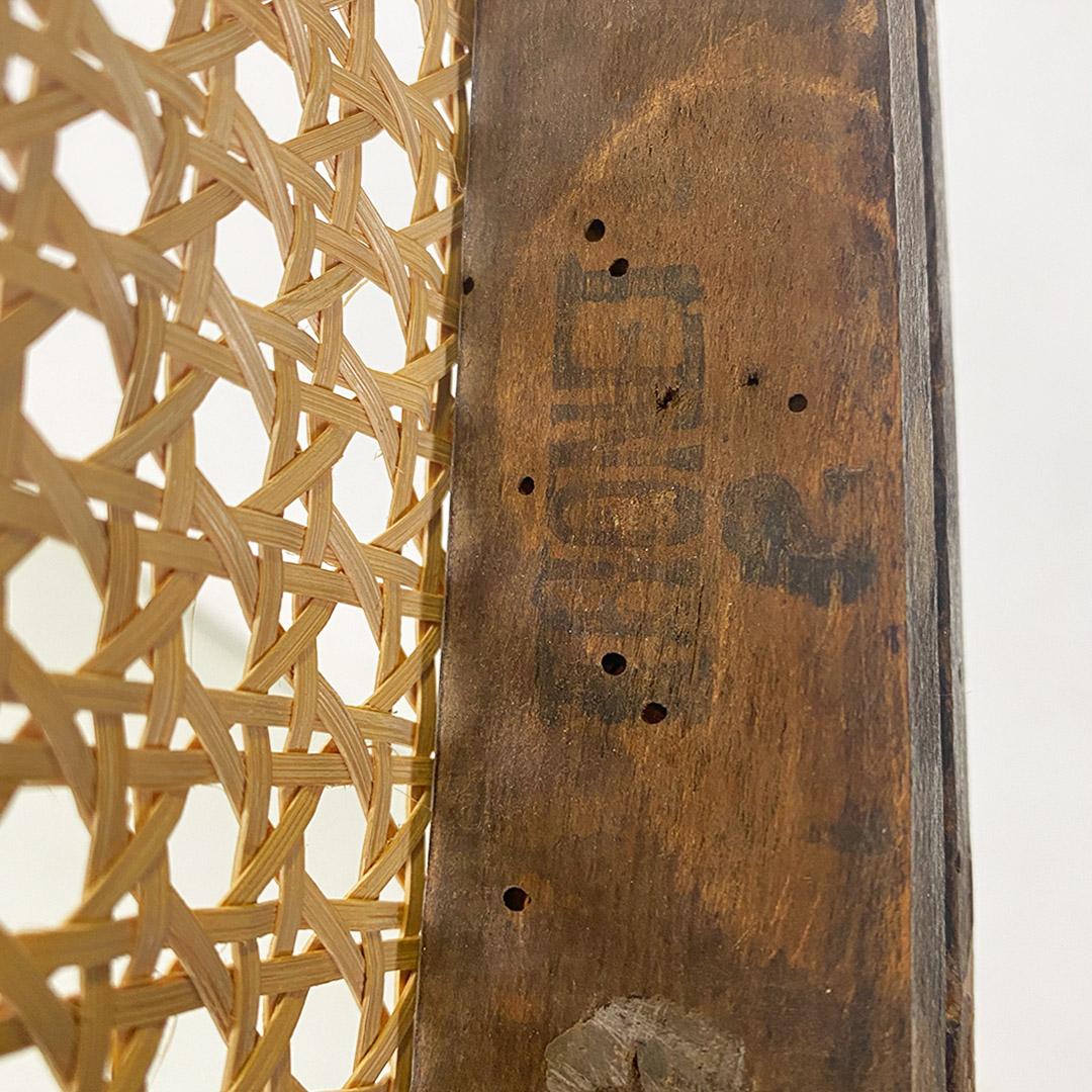 Thonet-Stuhl mit Armlehnen aus Holz und Wiener Stroh, Österreich, frühe 1900er Jahre im Angebot 10