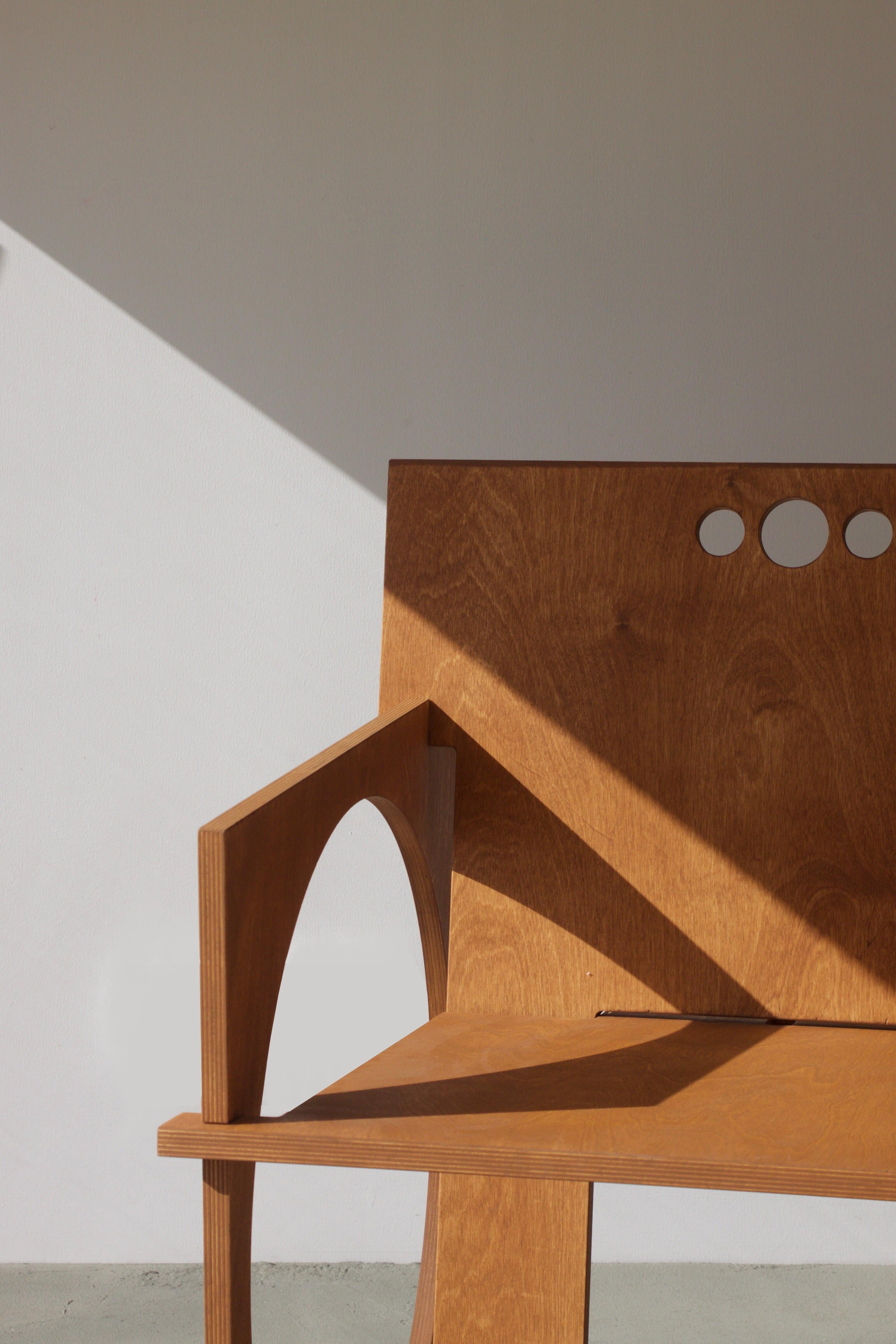 Sillón Sedia Tonda de Edoardo Lietti Studio Posmoderno en venta