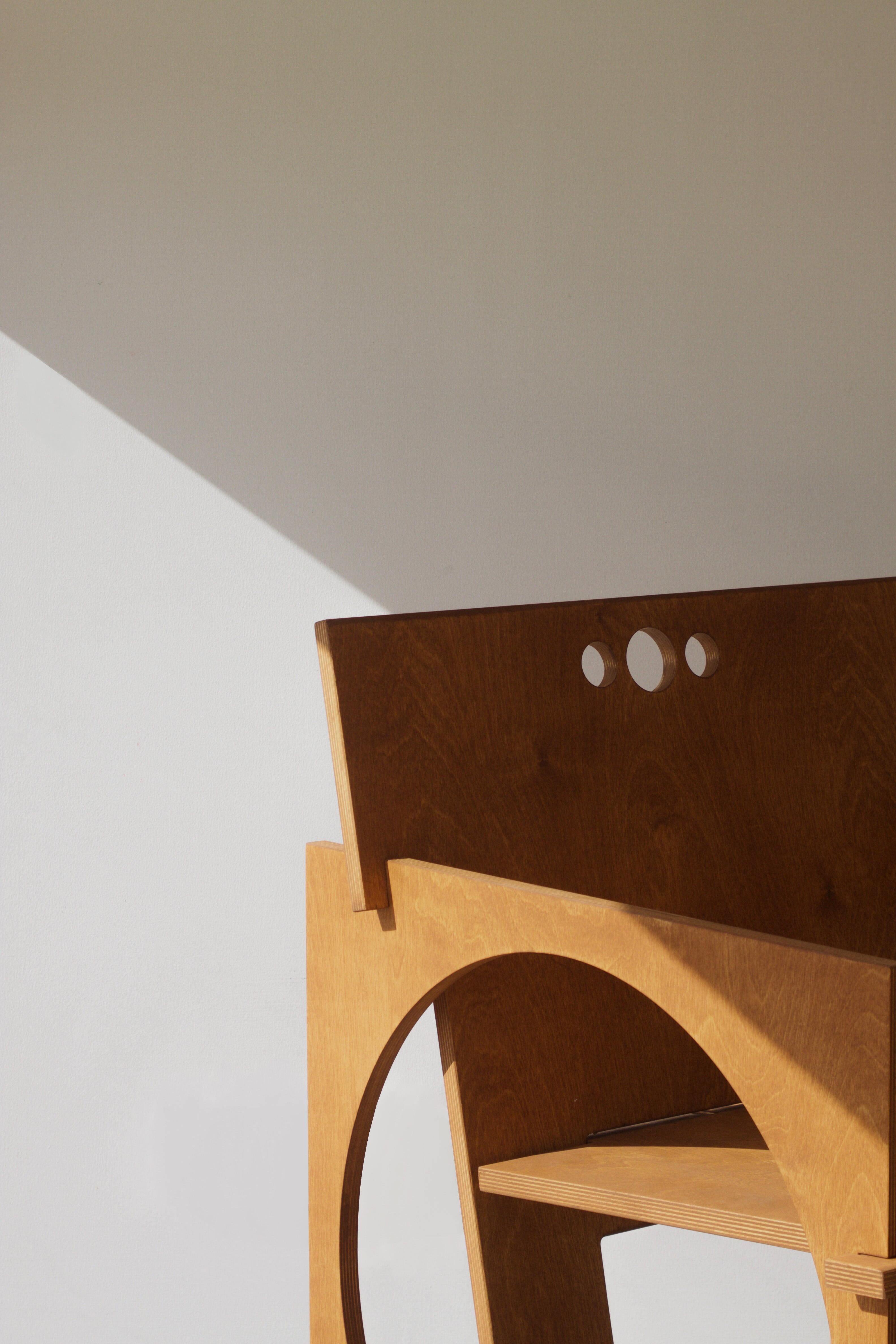 Sillón Sedia Tonda de Edoardo Lietti Studio Danés en venta