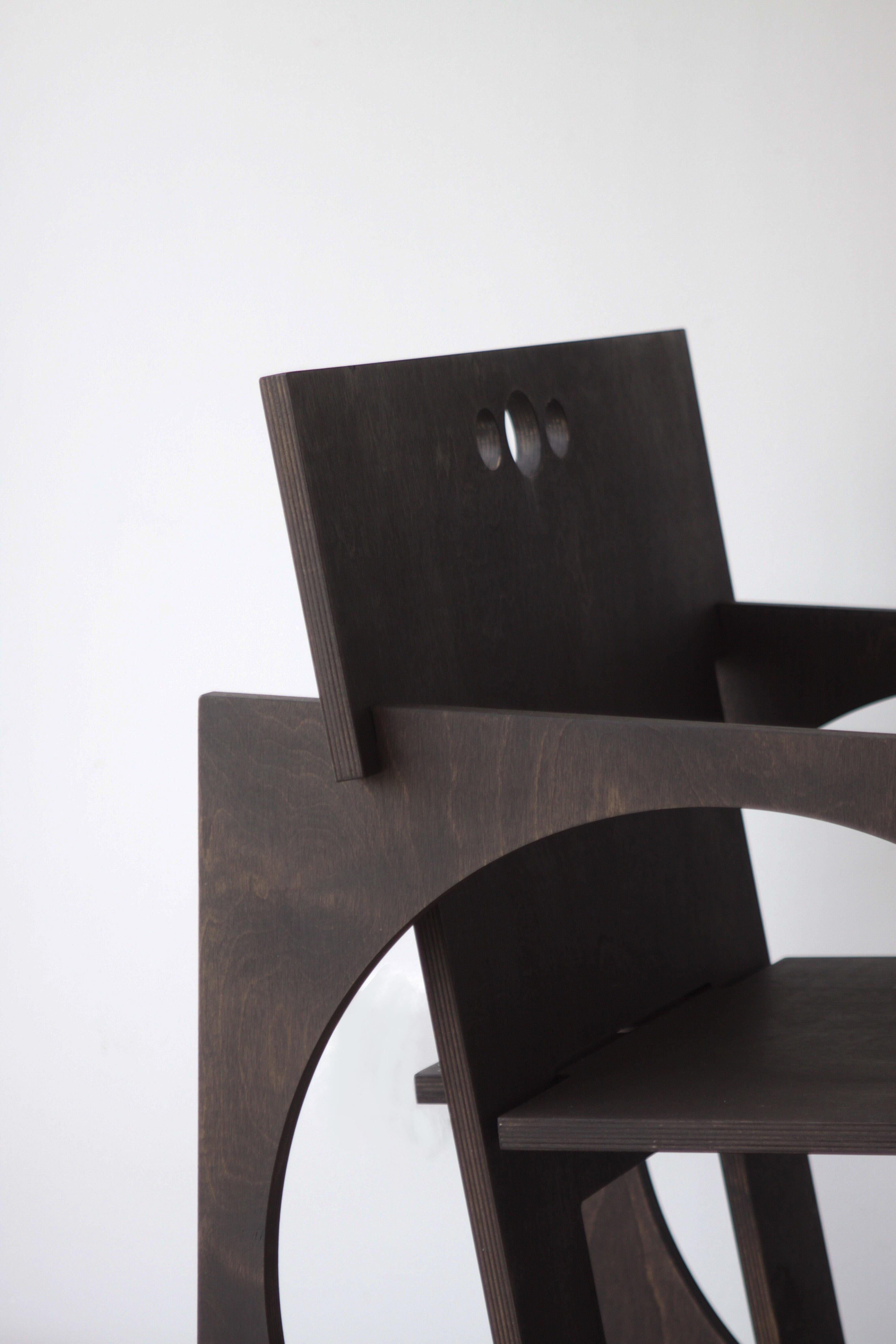 Sillón Sedia Tonda de Edoardo Lietti Studio Danés en venta