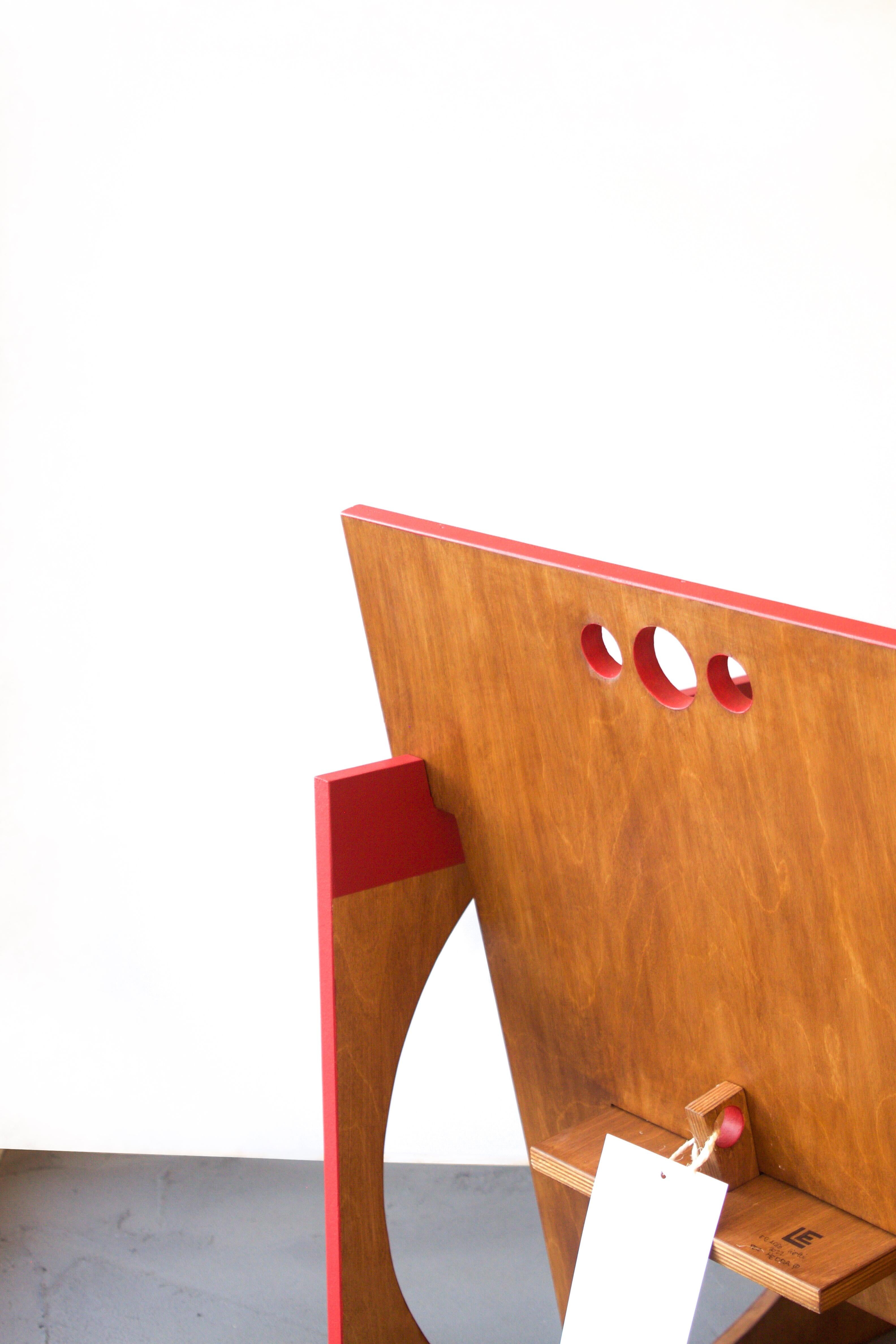 Danish Sedia Tonda Armchair by Edoardo Lietti Studio For Sale