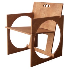 Fauteuil Sedia Tonda par Edoardo Lietti Studio