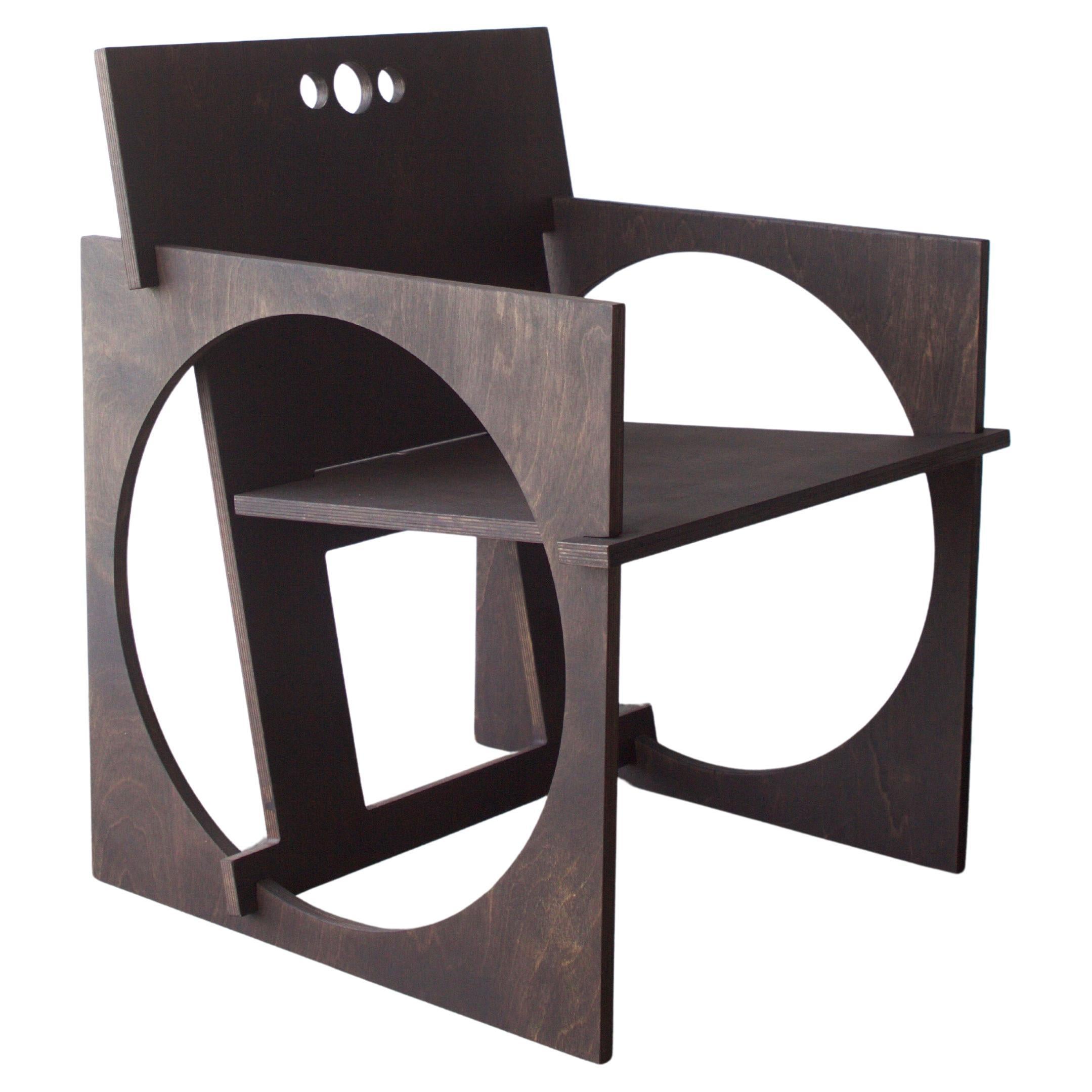 Sedia Tonda Armchair by Edoardo Lietti Studio