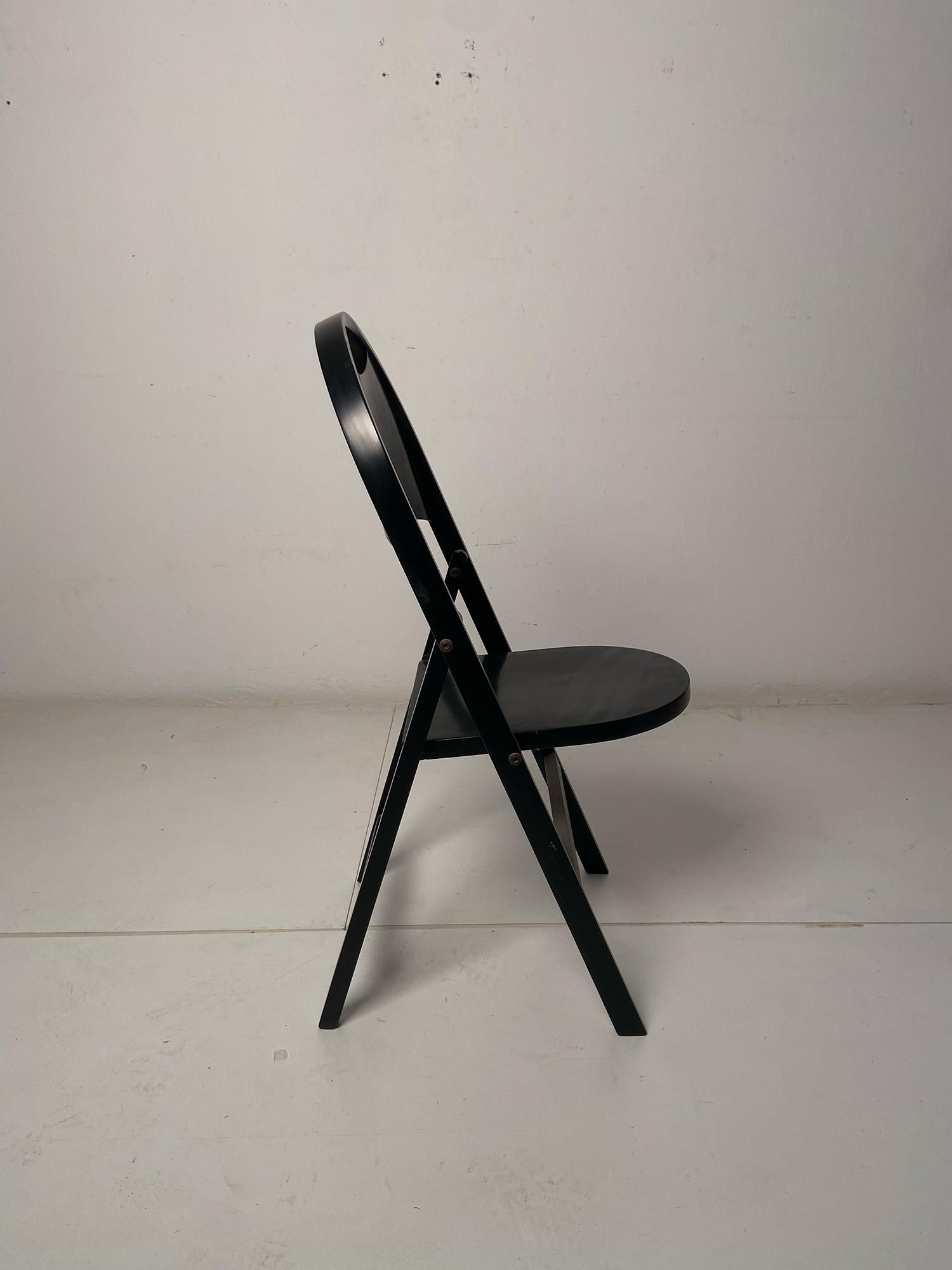 Stuhl Tric von Achille und Pier Giacomo Castiglioni, hergestellt von Bernini, 1960er Jahre im Zustand „Hervorragend“ im Angebot in Ravenna, IT