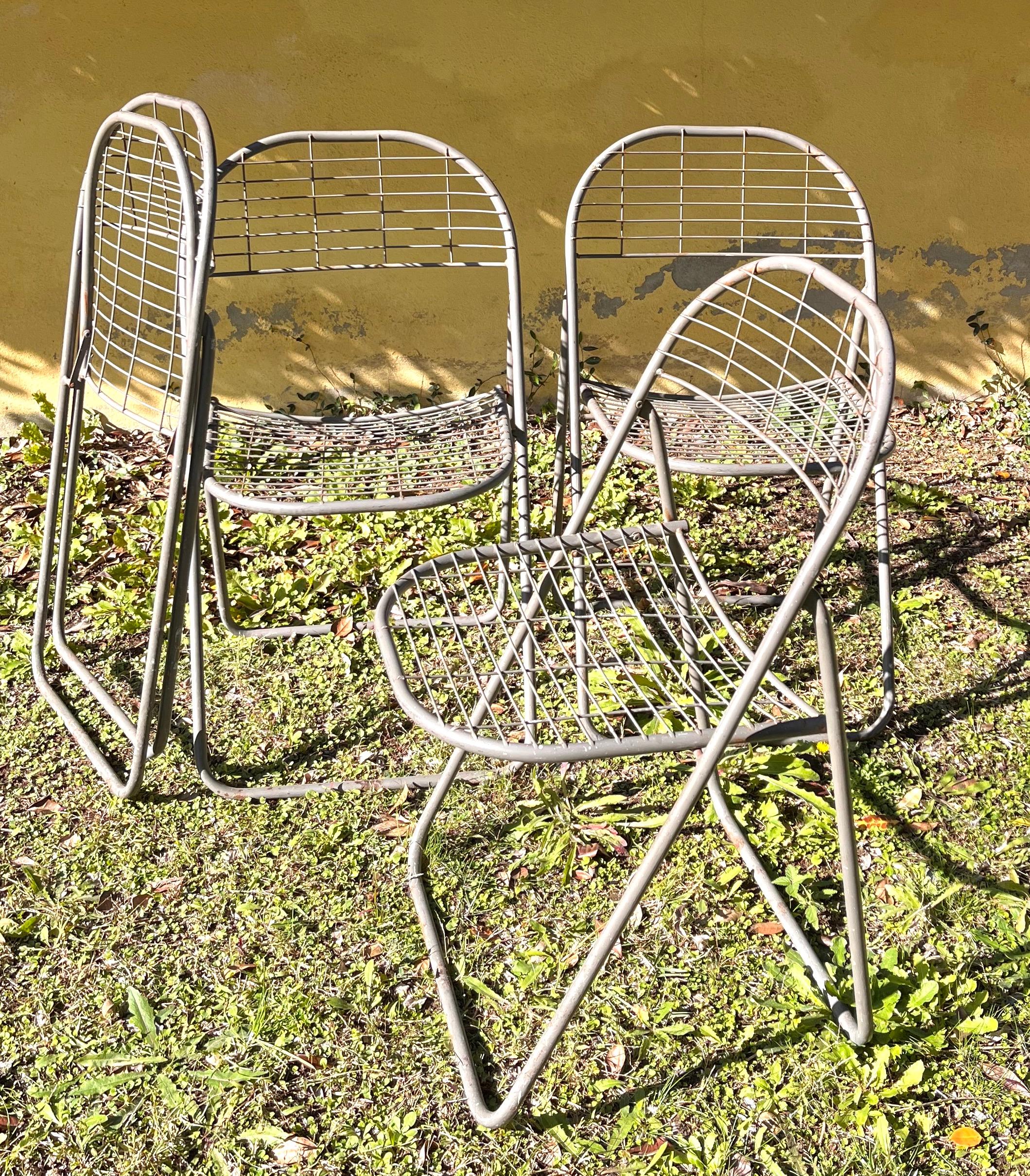 Other Ted Net folding garden chairs by Niels Gammelgaard for Ikea, 1970s For Sale