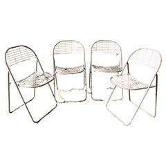 Retro Ted Net folding garden chairs by Niels Gammelgaard for Ikea, 1970s