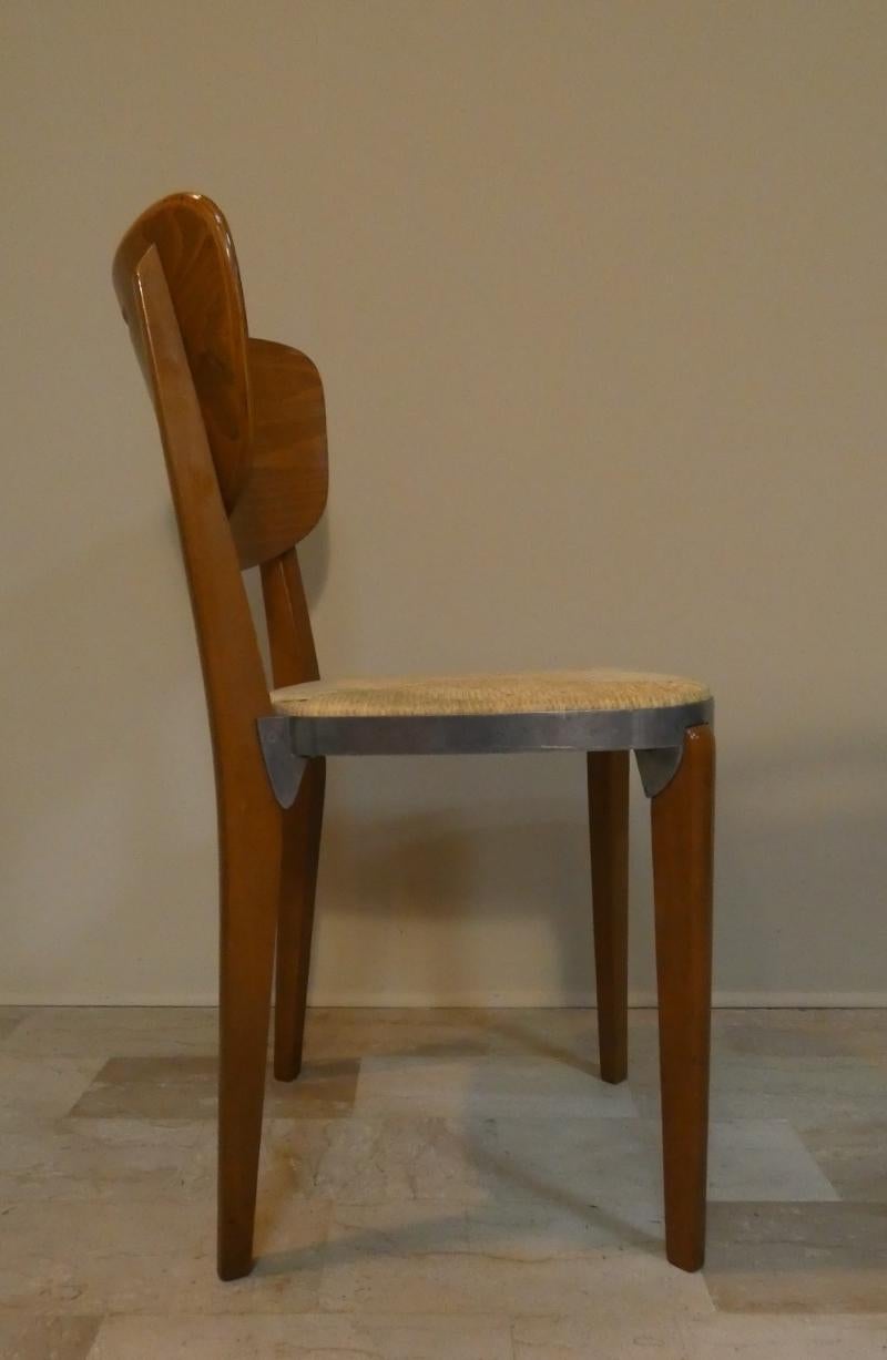 Aluminum Paco dining chairs by Thomas Althaus and Volker Laprell, Italy 1990 For Sale
