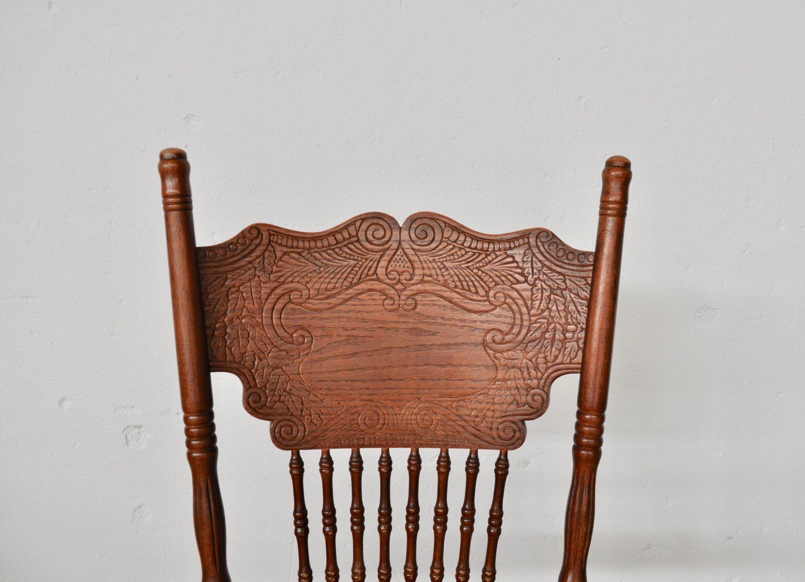 Vintage Esche Esszimmerstühle, 1920er Jahre, Satz von 6 im Angebot 1