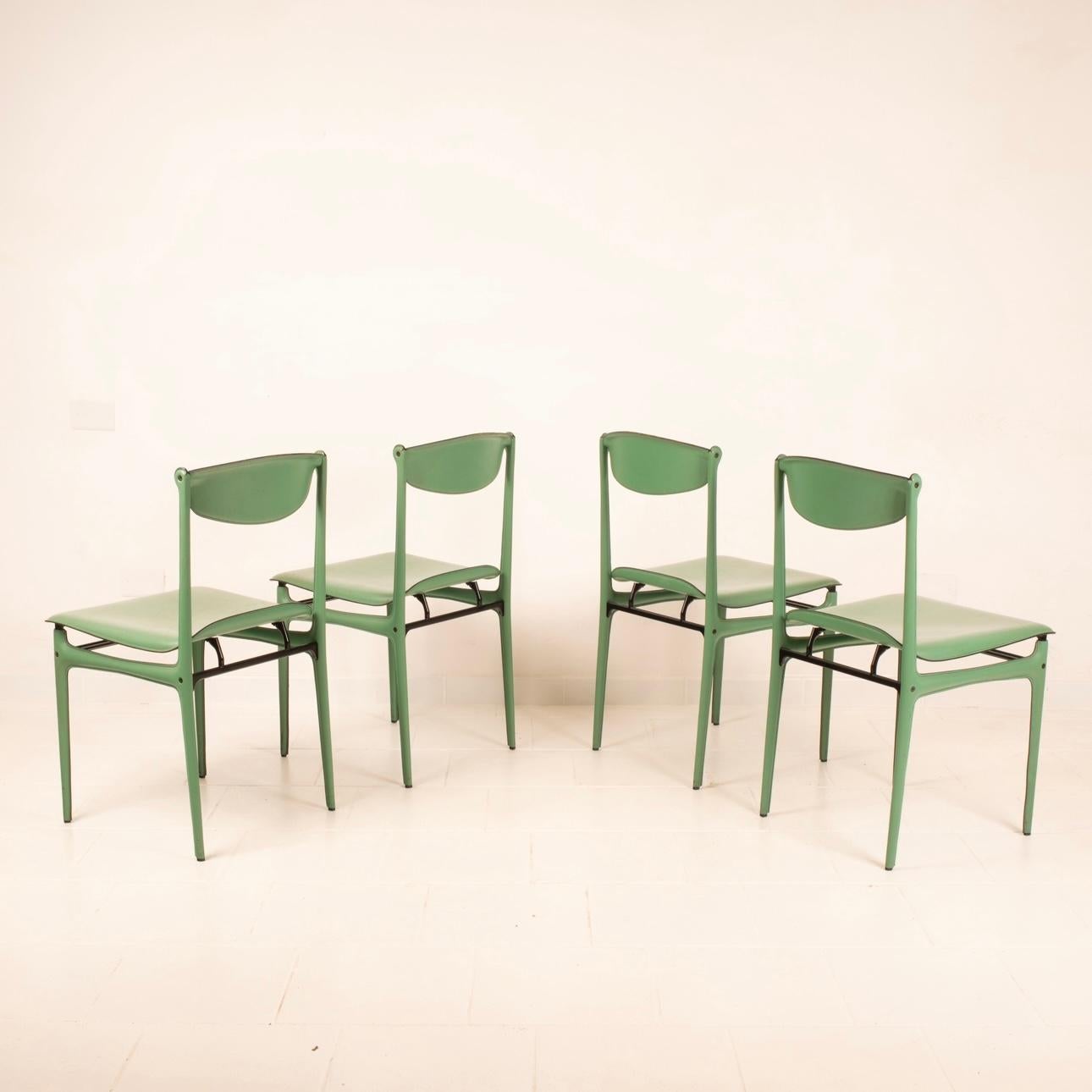 Chairs by Tito Agnoli for Matteo Grassi For Sale 4