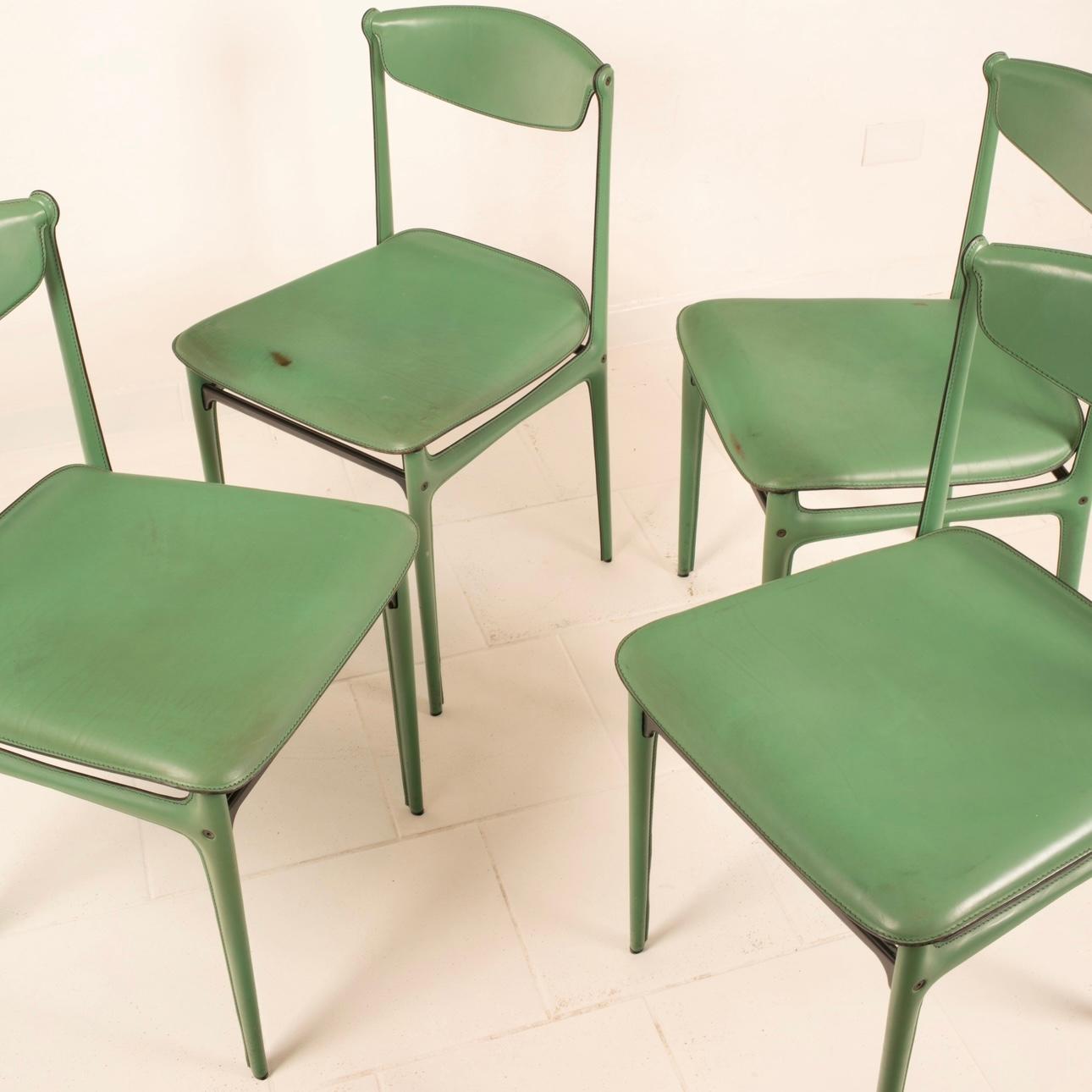 Chairs by Tito Agnoli for Matteo Grassi For Sale 1