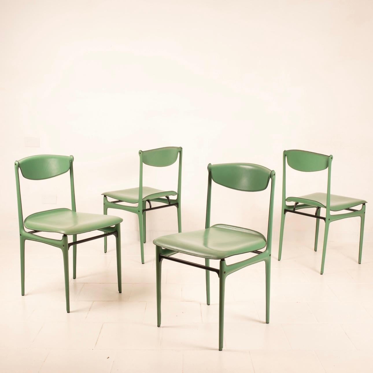 Chairs by Tito Agnoli for Matteo Grassi For Sale 2