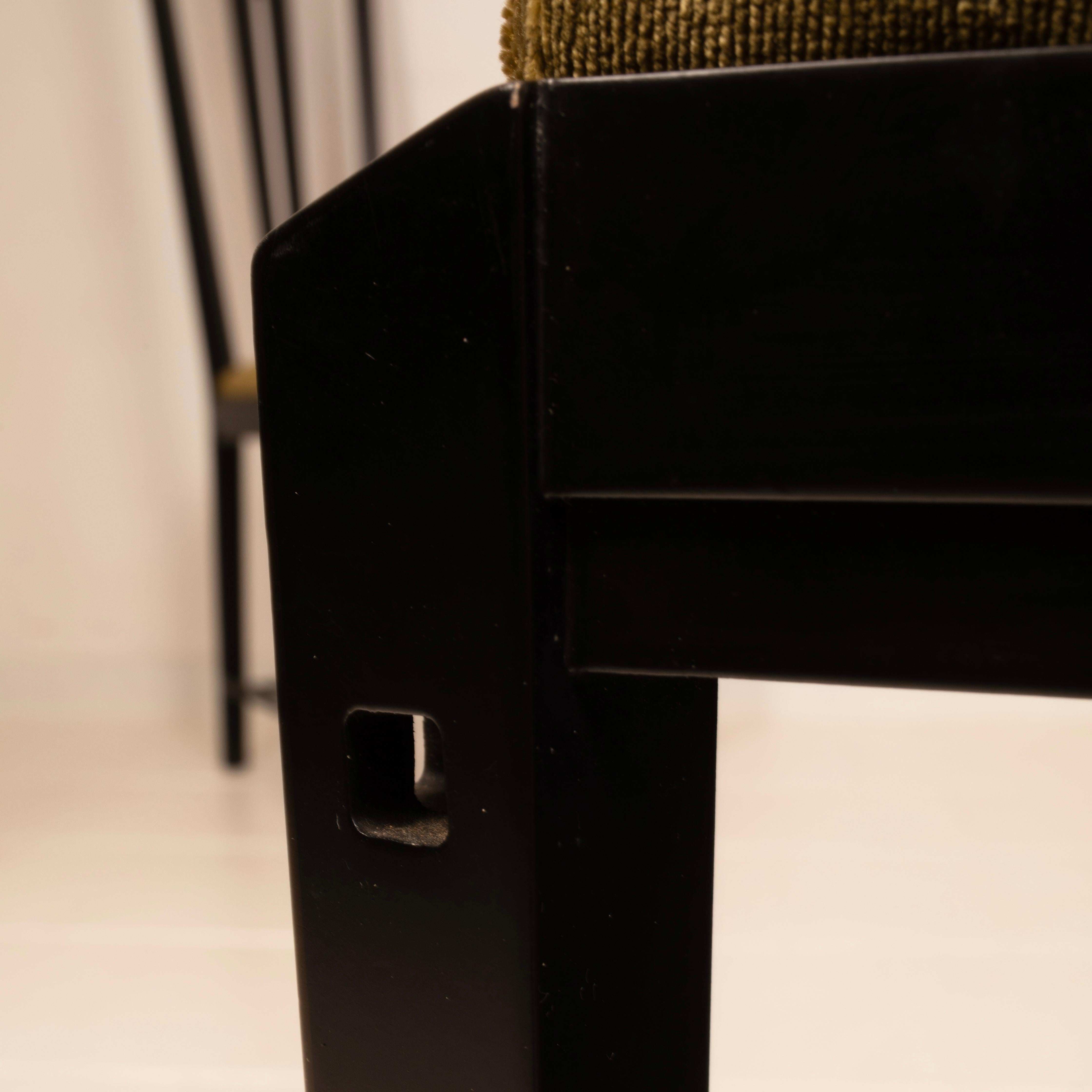 Mid-Century Gallery Chairs by Asnago and Pozzi for Giorgetti, 1970's For Sale 13