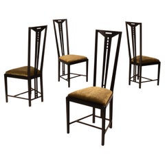 Mid-Century Gallery Chairs by Asnago e Pozzi for Giorgetti, 1970's