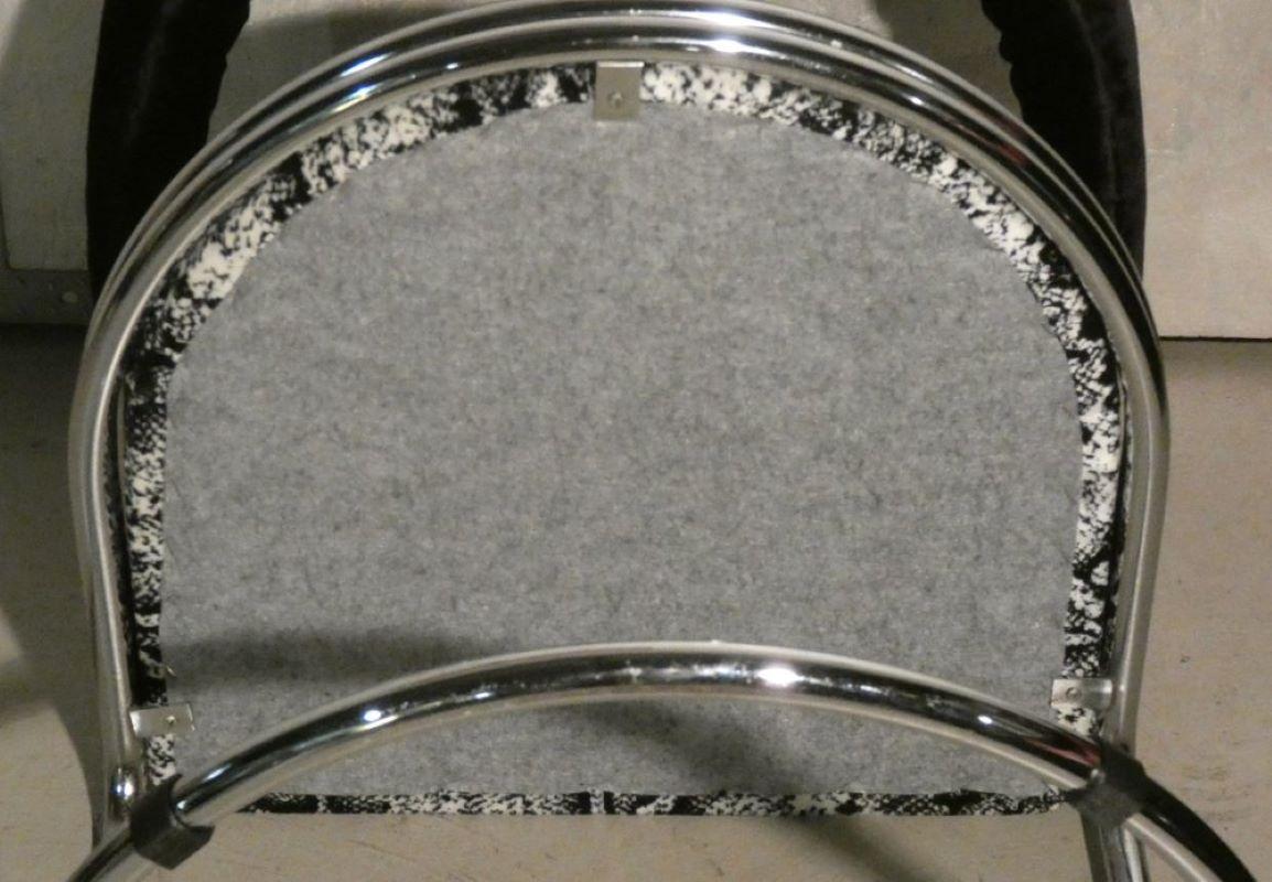 Sedie in acciaio di Giotto Stoppino pour Kartell, Italie, années 70, set de 4 en vente 2