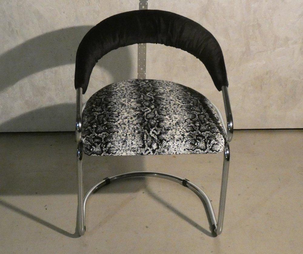 Italian Sedie in acciaio di Giotto Stoppino per Kartell, Italia, anni '70, set di 4 For Sale