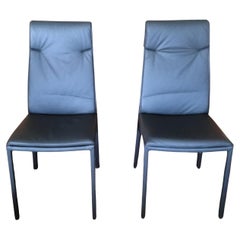 cuir et chaises en cuir par "la nuova casa", années 2000