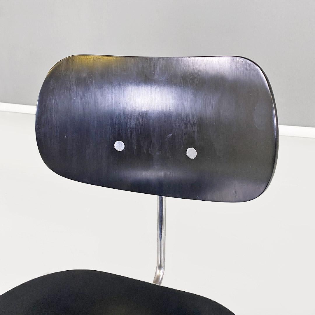 Sedie in legno e metallo tedesche moderne, Egon Eiermann per Wilde + Spieth 1960 For Sale 2