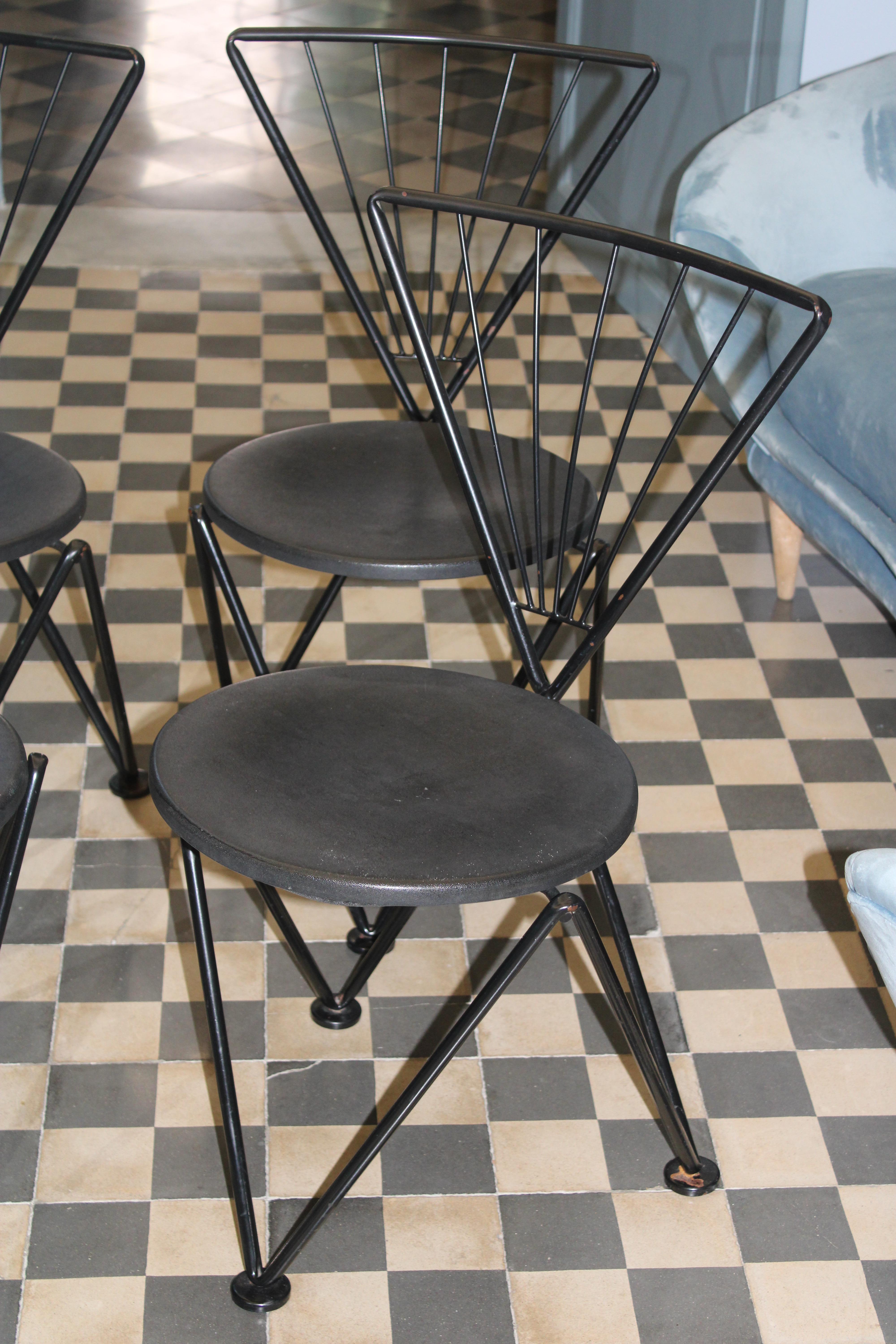 Italian Chaises Minimalistes Italiennes des années 80 Bonaldo Design Josef Hoffmann en vente