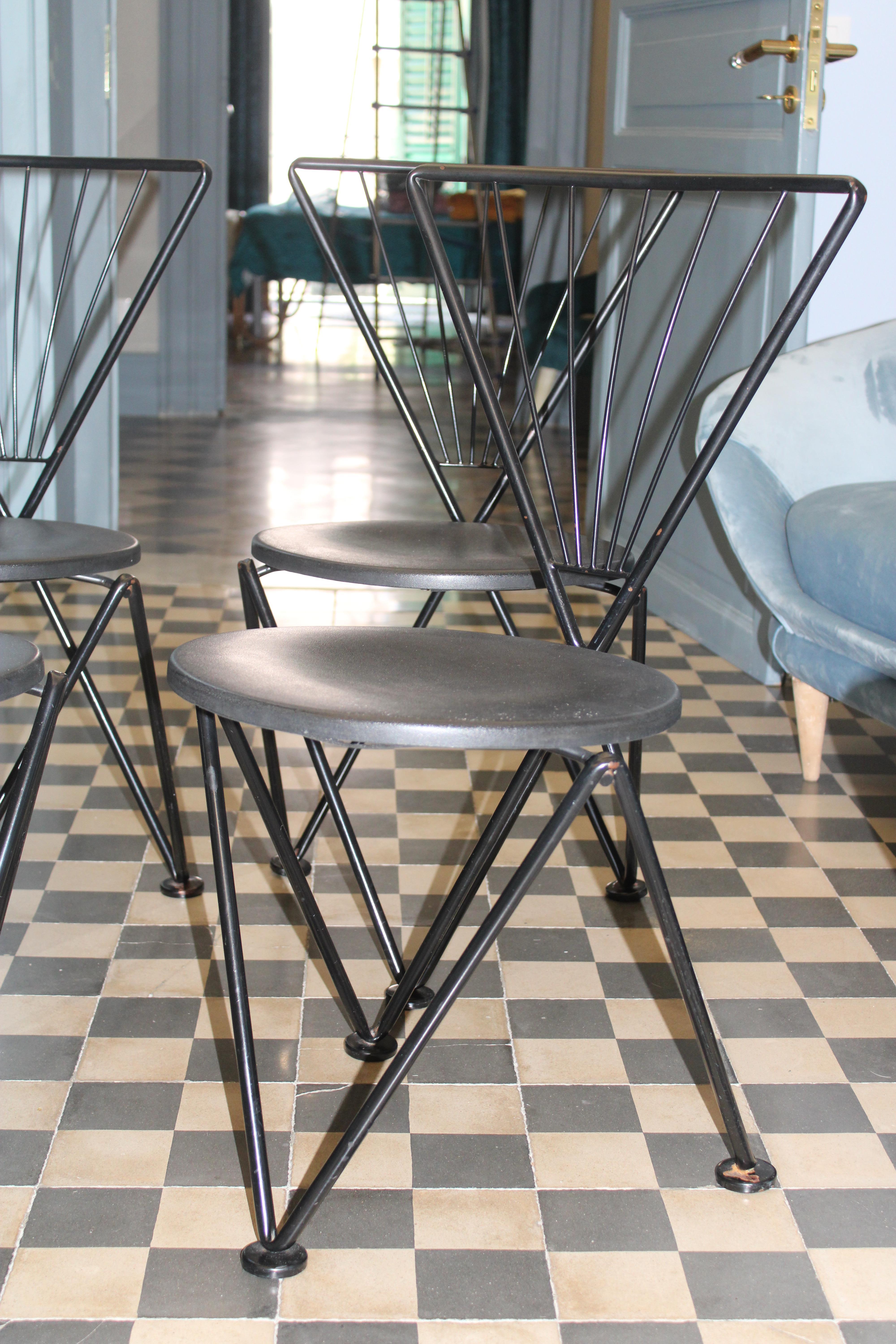 Chaises Minimalistes Italiennes des années 80 Bonaldo Design Josef Hoffmann Bon état - En vente à Palermo, Sicily