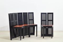 Lubekka chairs by Andrea Branzi for Cassina