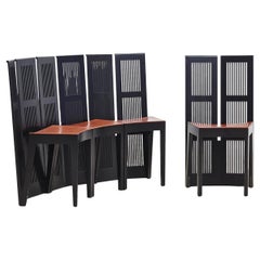 Lubekka chairs by Andrea Branzi for Cassina