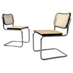Original Cesca chairs by Marcel Breuer for Gavina, with markings, 1960s