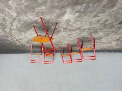 Sedie pieghevoli di Giorgio Cattelan per Cidue, Italie, années 70, set di 2  Sedi