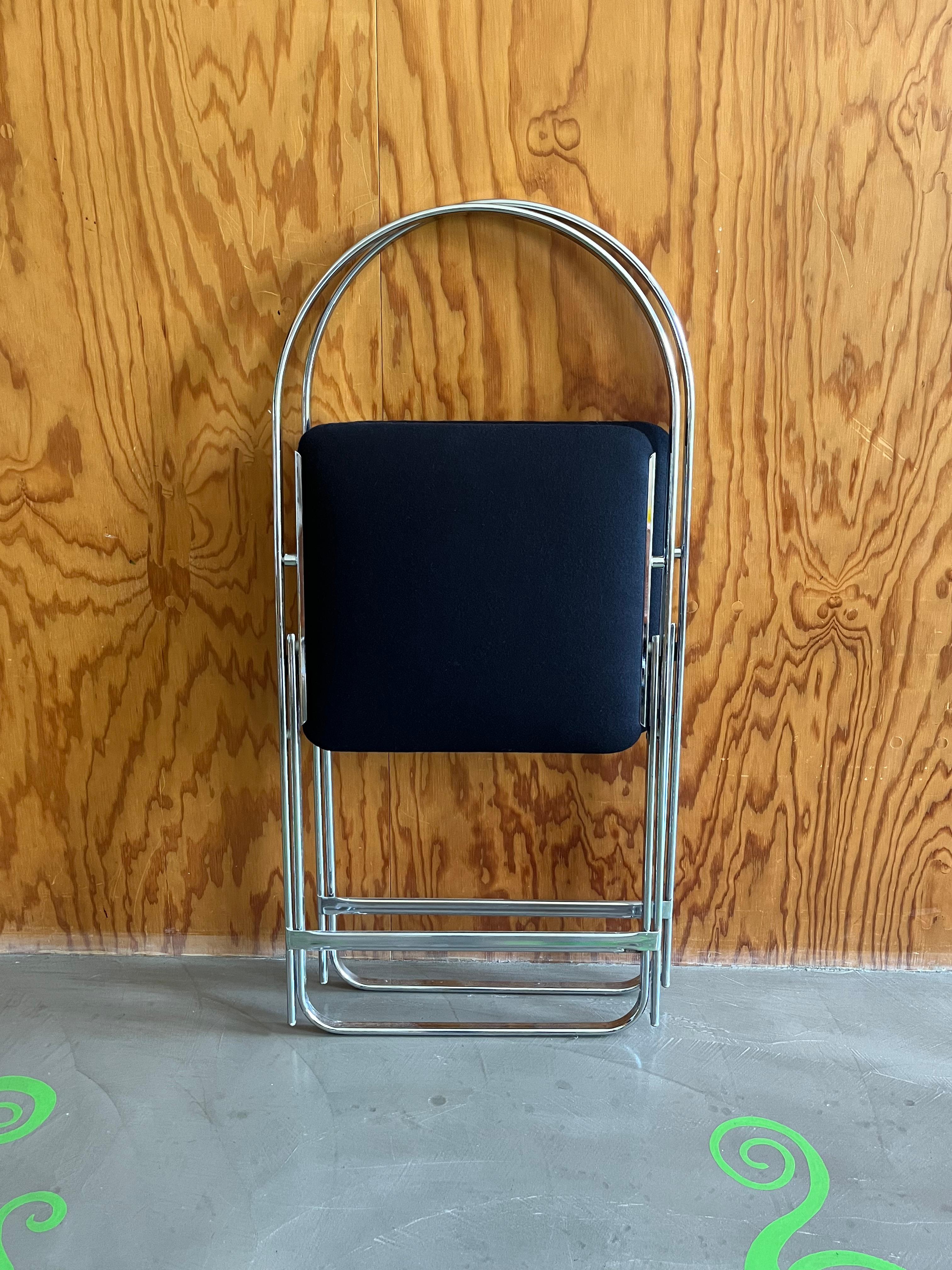 sedie pieghevoli kartell trasparenti anni '70