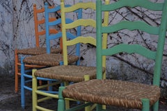 Rustic Colored Chairs Years, 1950s