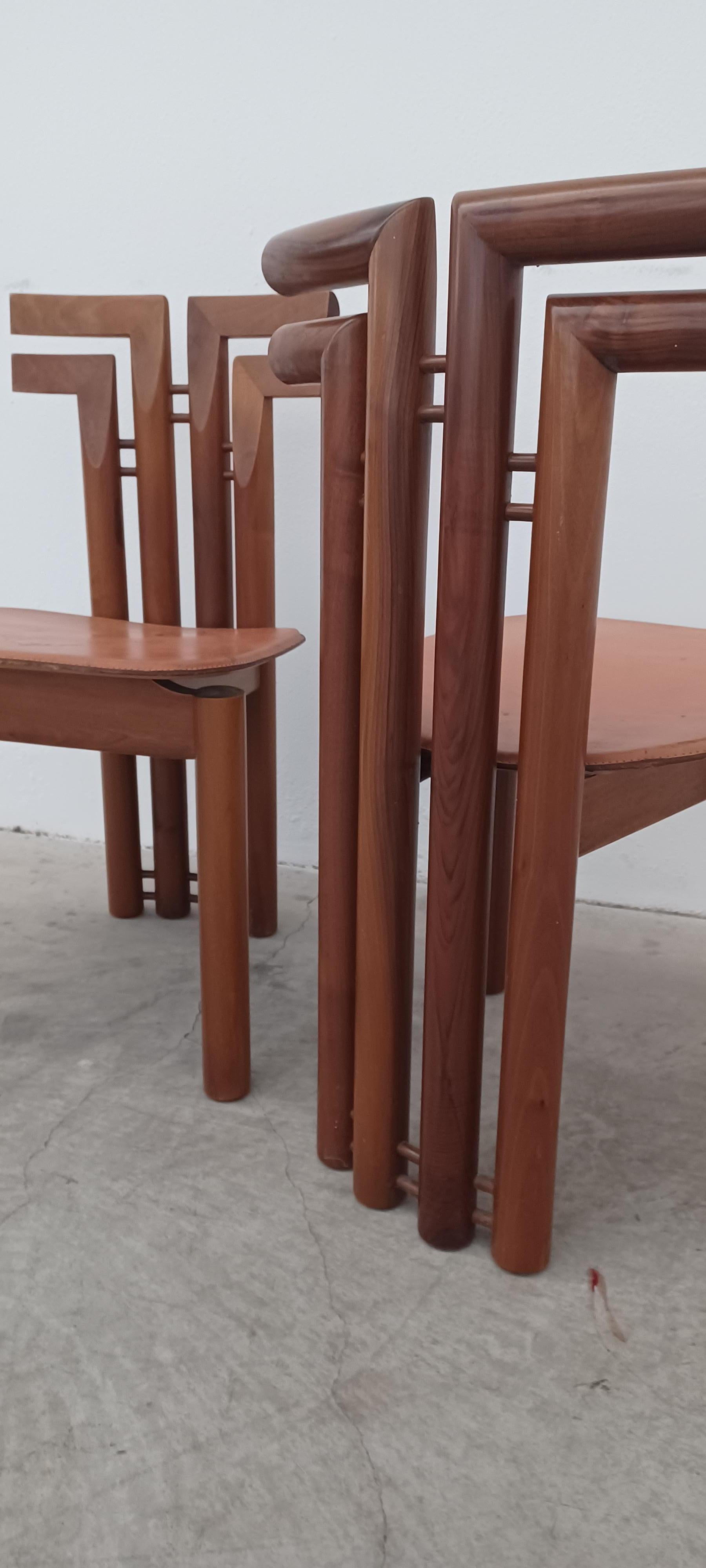 Pair of Sapporo chairs designed by Mario Marenco and produced by Mobilgirgi.  In good condition. 