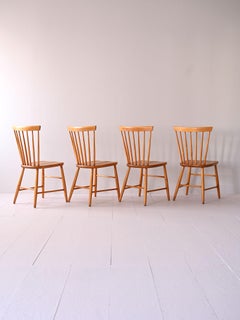 Scandinavian wooden chairs