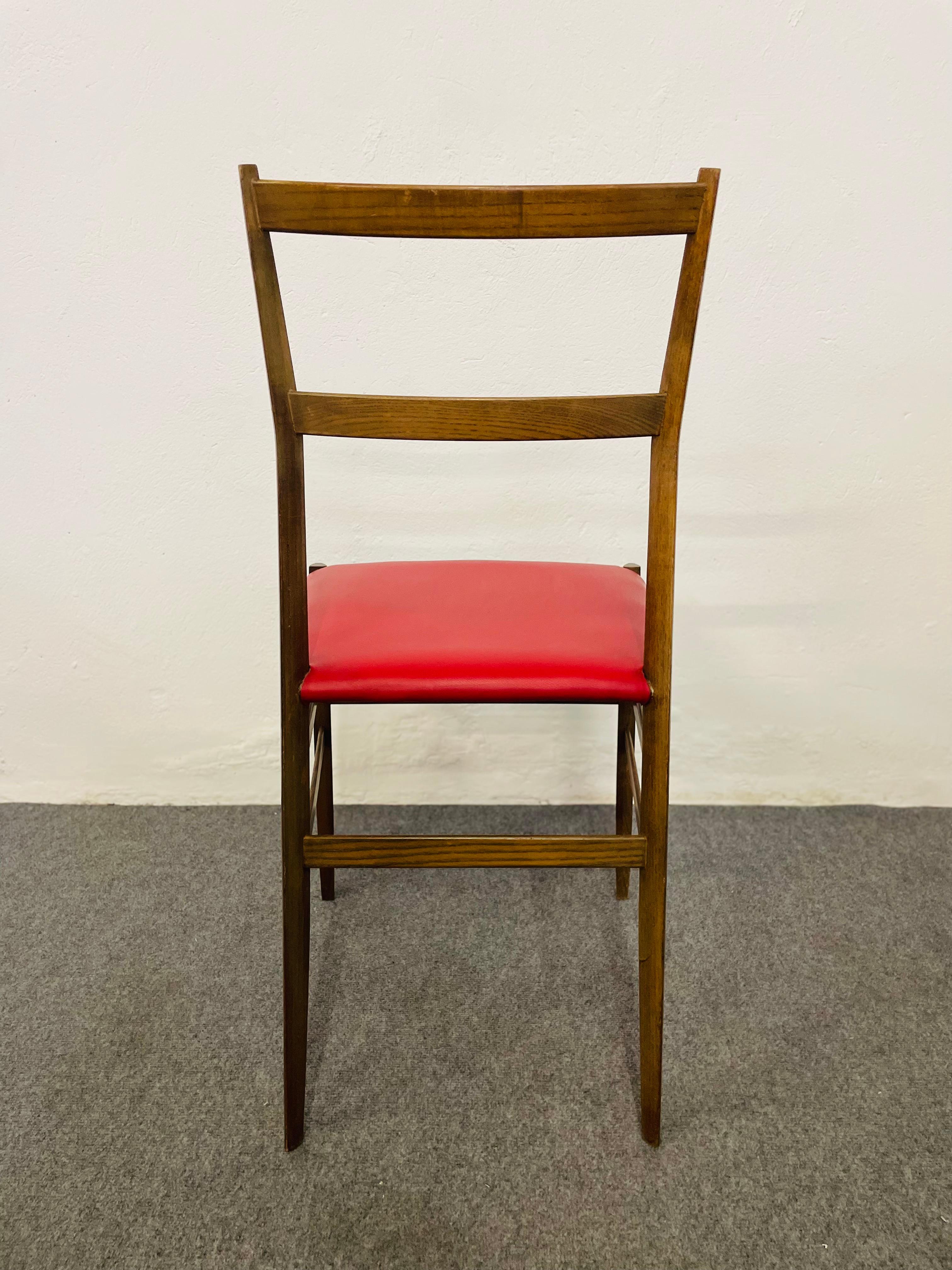 Superleggere-Stühle, von Gio Ponti für Cassina, 4 Exemplare im Angebot 4